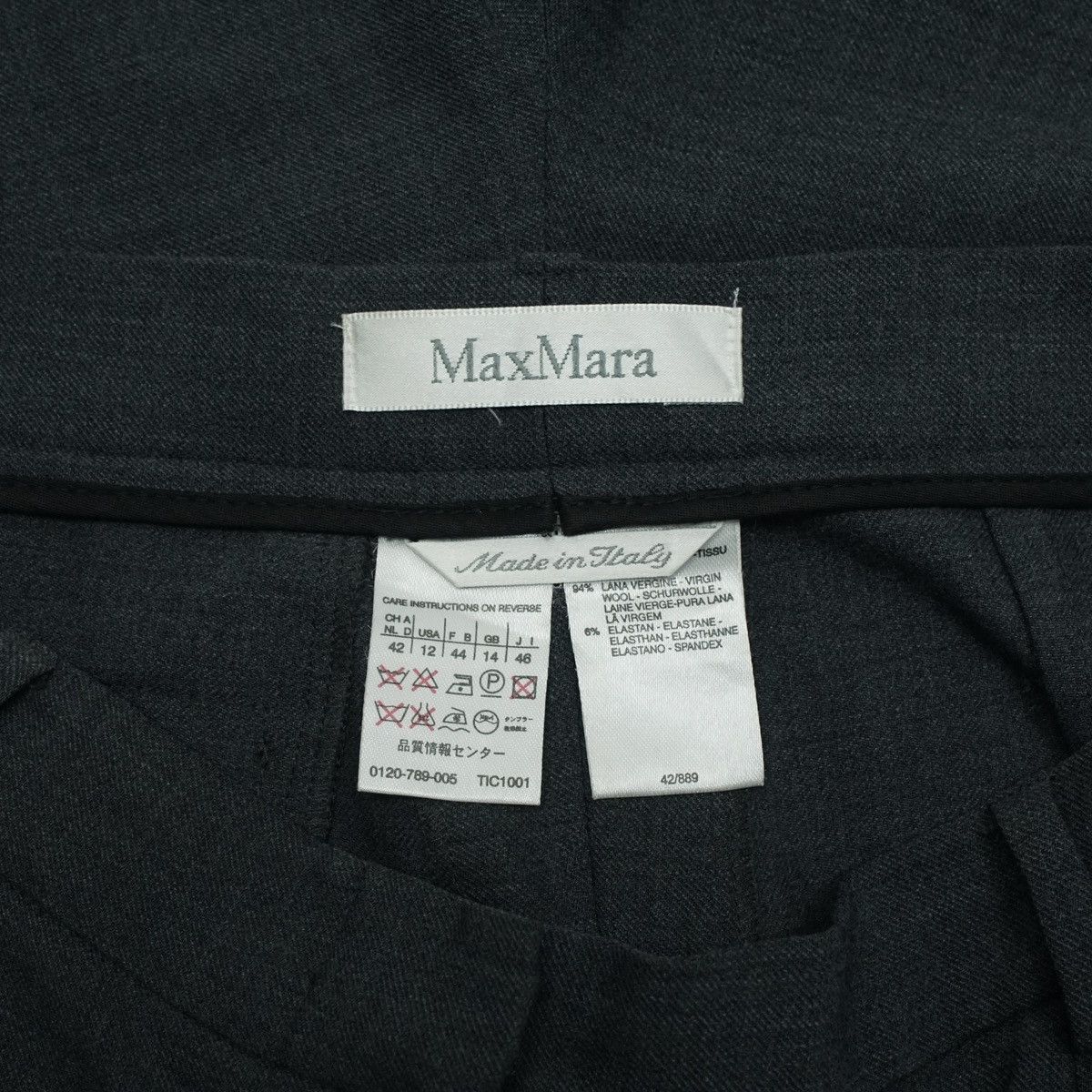 Max Mara *NoTariff Max Mara Wool Pants Size 32" / US 10 / IT 46 - 6 Thumbnail