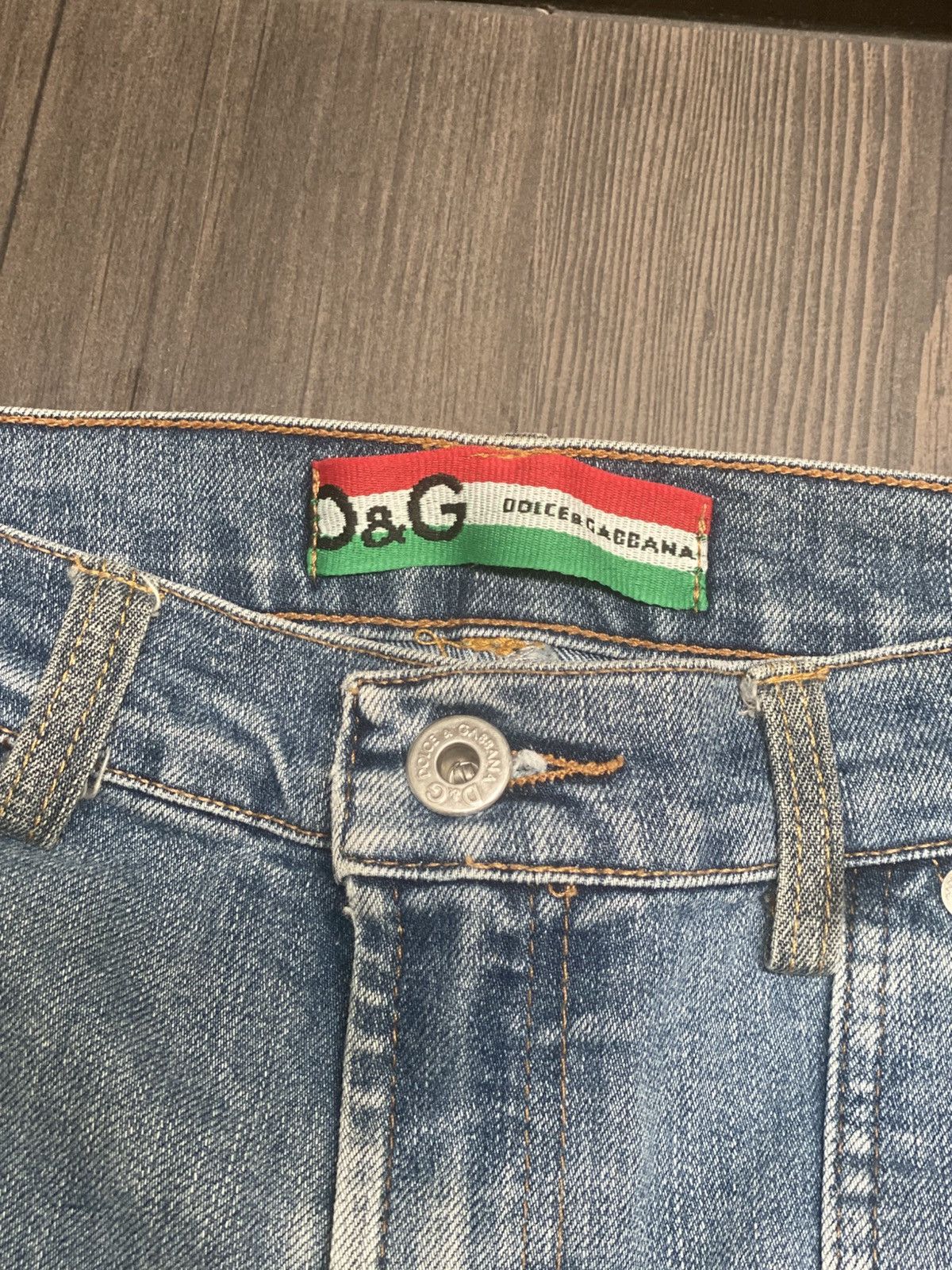 Dolce & Gabbana LAST DROP! Vintage Y2K D&G blue jeans Size 30" / US 8 / IT 44 - 3 Thumbnail