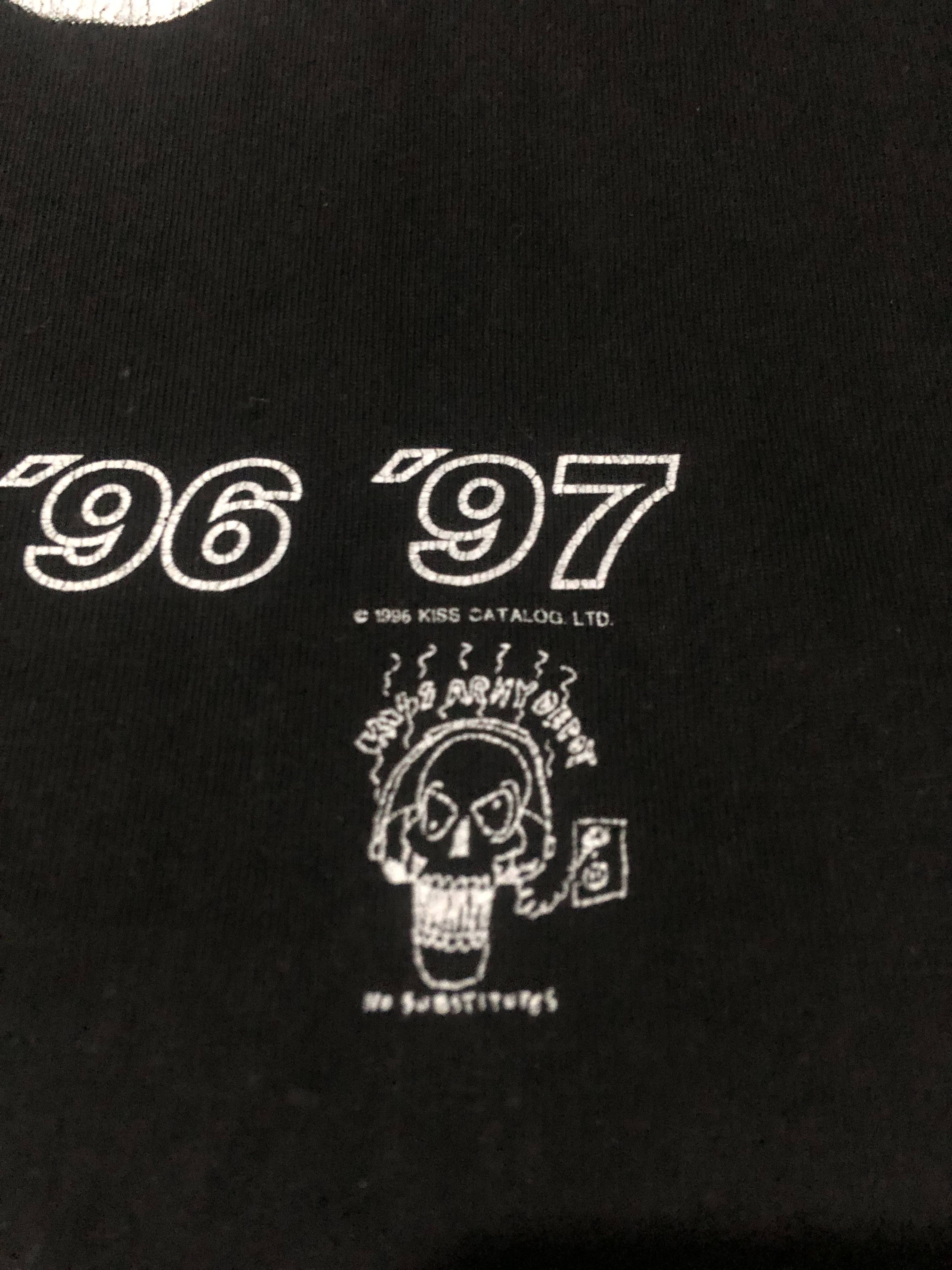KISS Vintage Kiss Alive Tour 1996 Shirt Metallica AC DC Size US XL / EU 56 / 4 - 3 Thumbnail