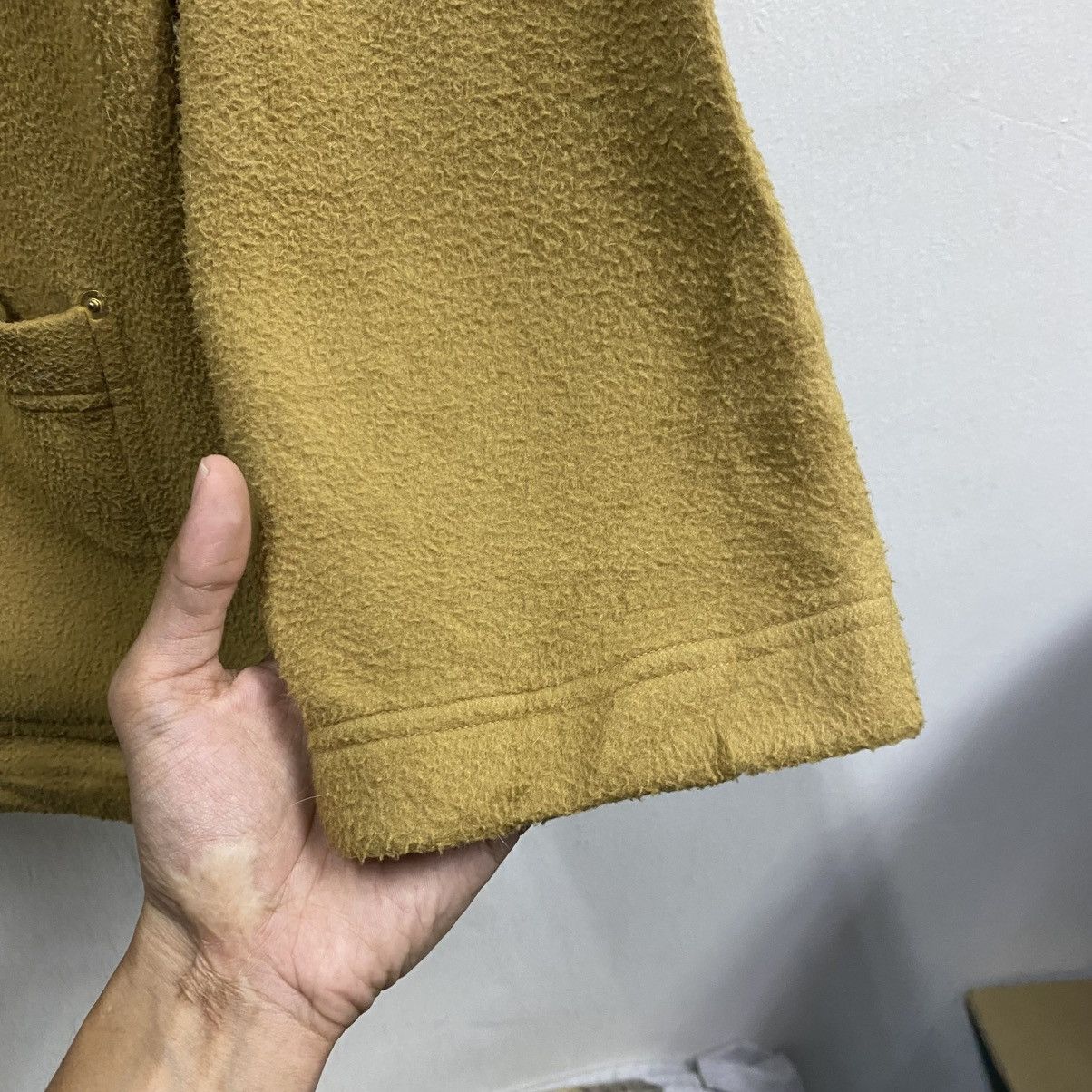 Gucci VINTAGE‼️Gucci Mustard Fleece Overshirt Jacket Size US S / EU 44-46 / 1 - 9 Thumbnail