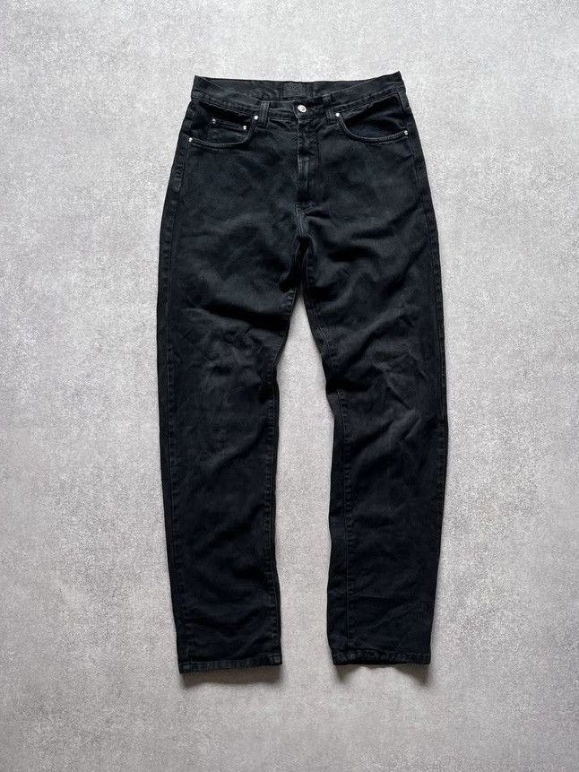 Versace × Vintage Vintage Versace Medusa Baggy Jeans 35 Size US 35 - 2 Thumbnail