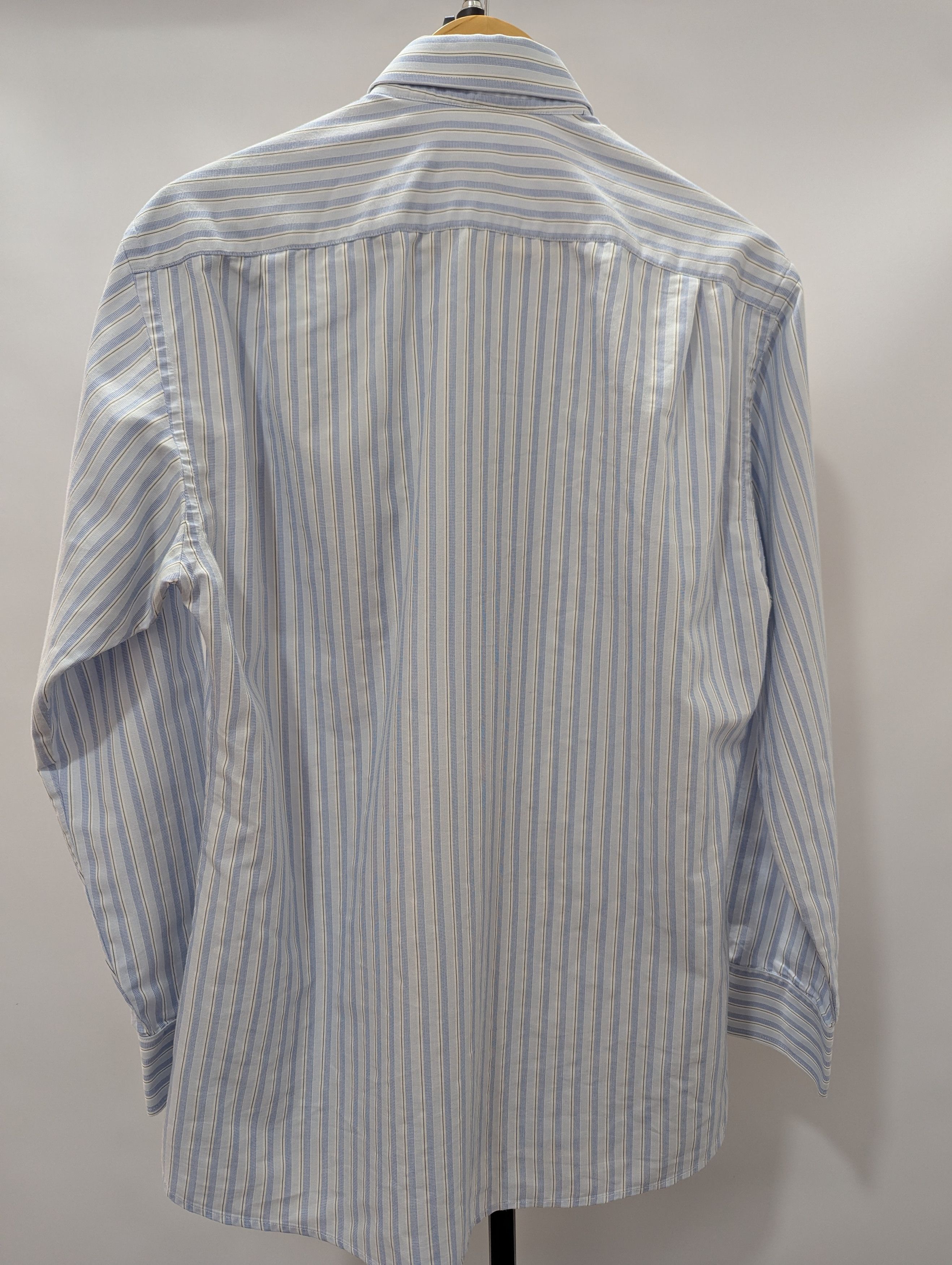 Brioni × Vintage Brioni Striped Vintage Shirt Size US L / EU 52-54 / 3 - 6 Thumbnail