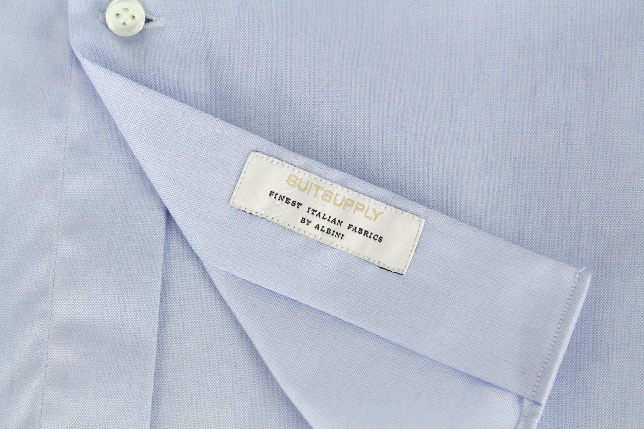 Suitsupply 41L/16L Extra Slim Fit Blue Cotton Cutaway 72516 Size 40R - 6 Thumbnail