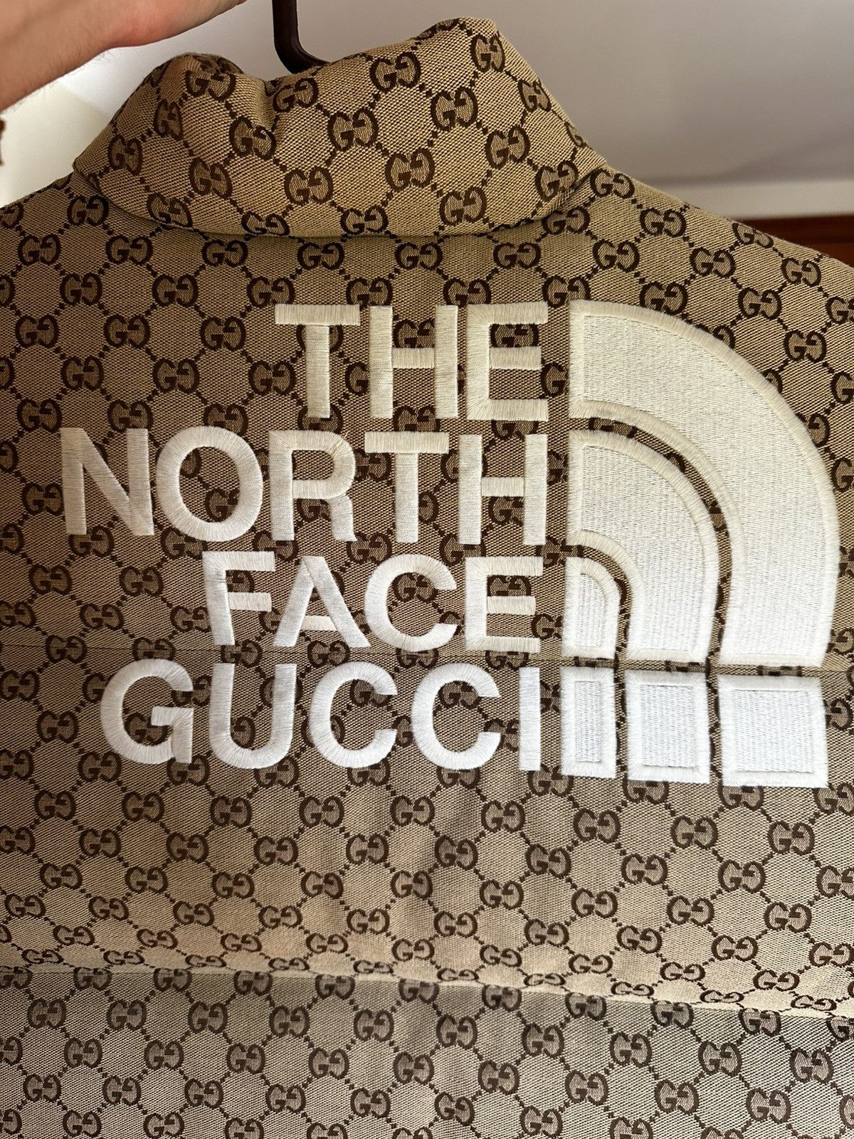 Gucci × The North Face Gucci x The North Face GG Monogram Down Vest Beige Size US M / EU 48-50 / 2 - 4 Thumbnail