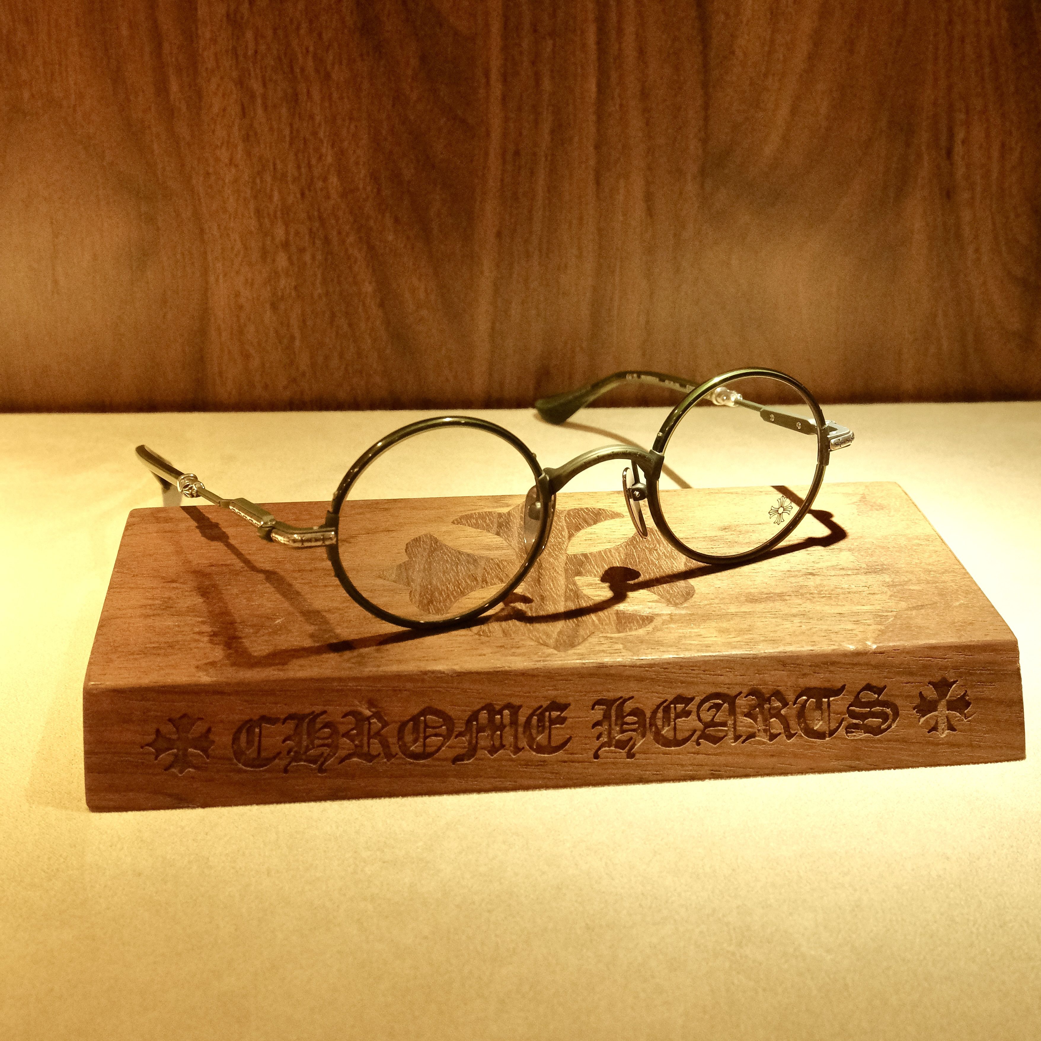 Chrome Hearts CHROME HEARTS EDITH F DARK OLIVE GLASSES Size ONE SIZE - 9 Thumbnail