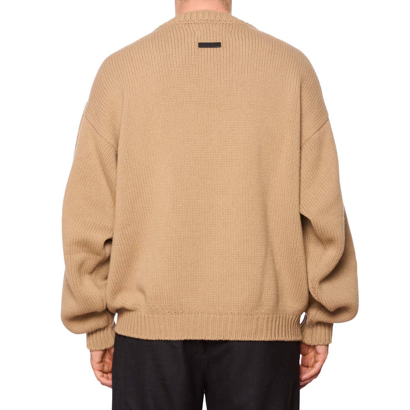 Fear of God FEAR OF GOD Camel Knit Overlapped Wool Sweater Size US L / EU 52-54 / 3 - 2 Thumbnail