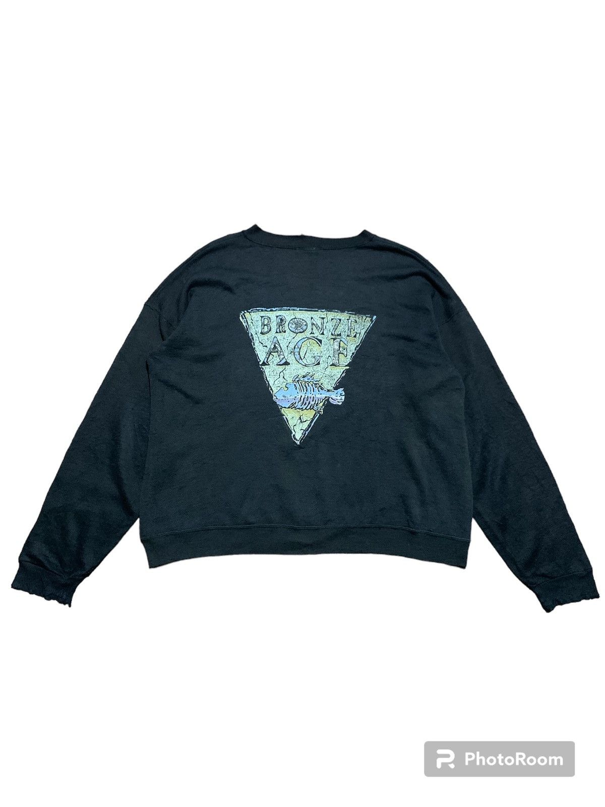 Vintage Bronze Age distressed boxy sweatshirt