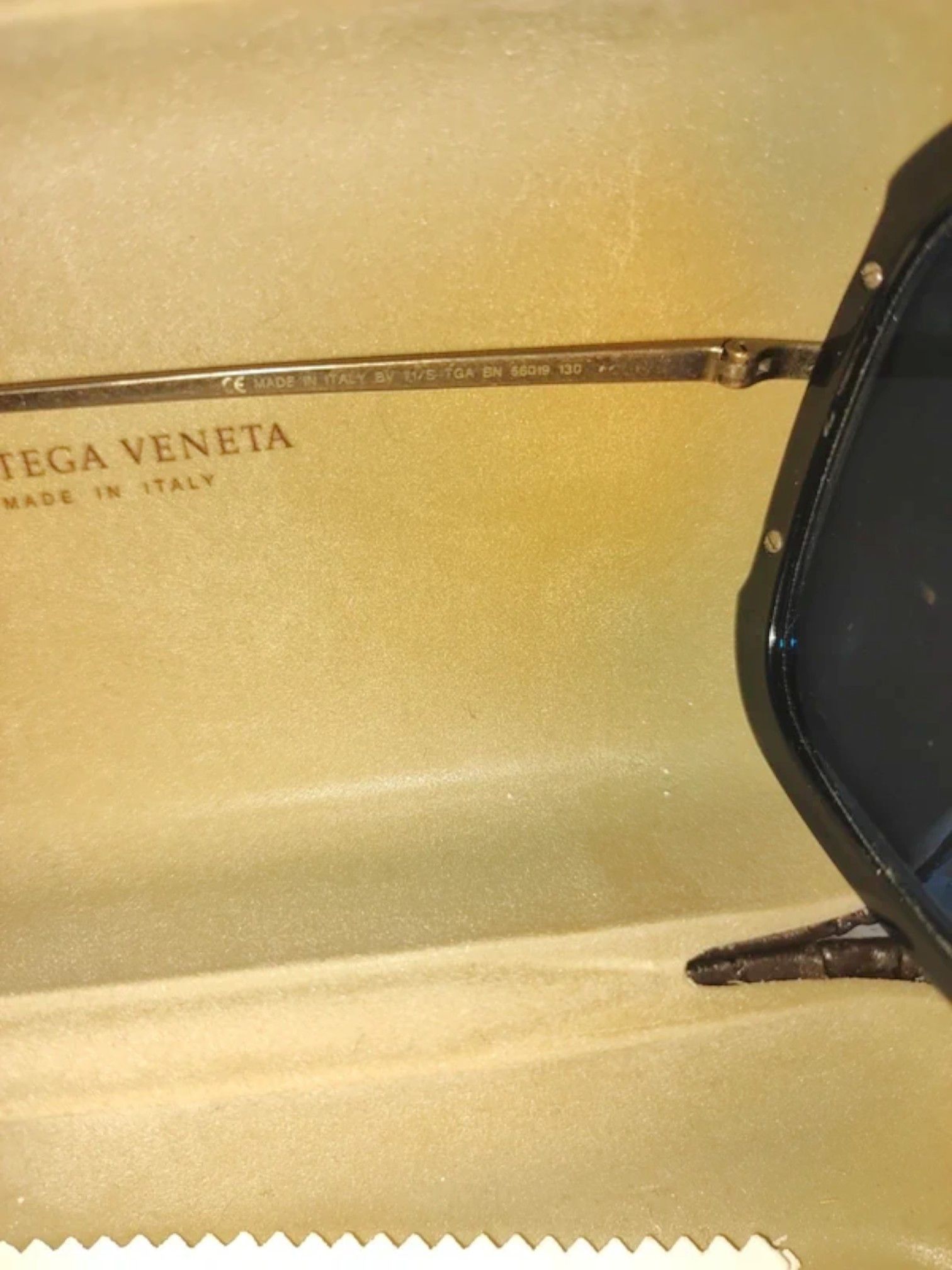 Bottega Veneta Bottega Veneta Square Acetate and Metal Sunglasses Size ONE SIZE - 7 Thumbnail