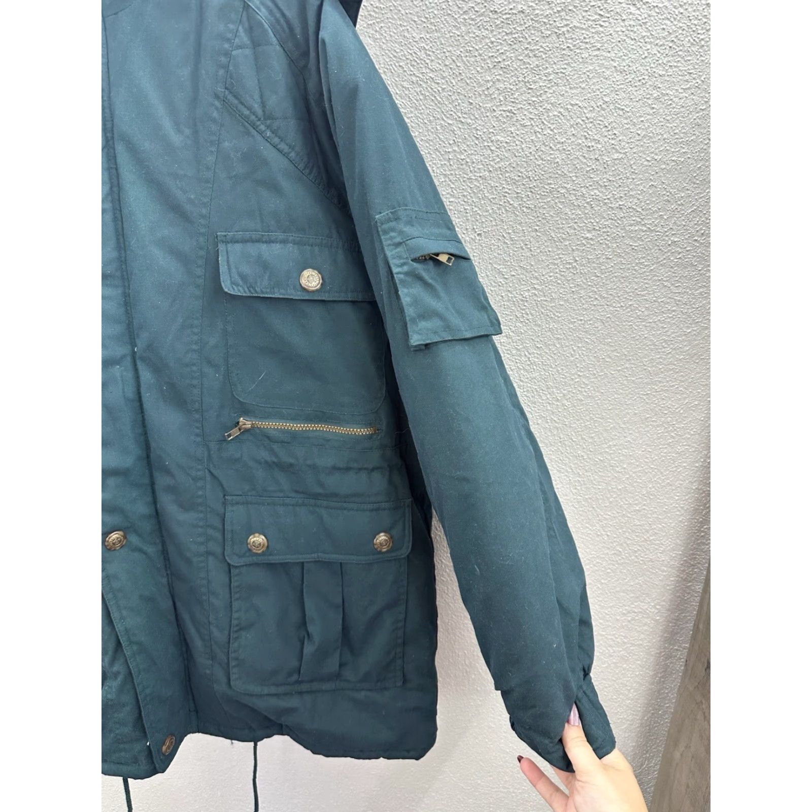 Doublet VINTAGE Brittania Mens Jacket Size Large Green Double Closure Insulated Mid-Length Jacket Size US L / EU 52-54 / 3 - 2 Thumbnail