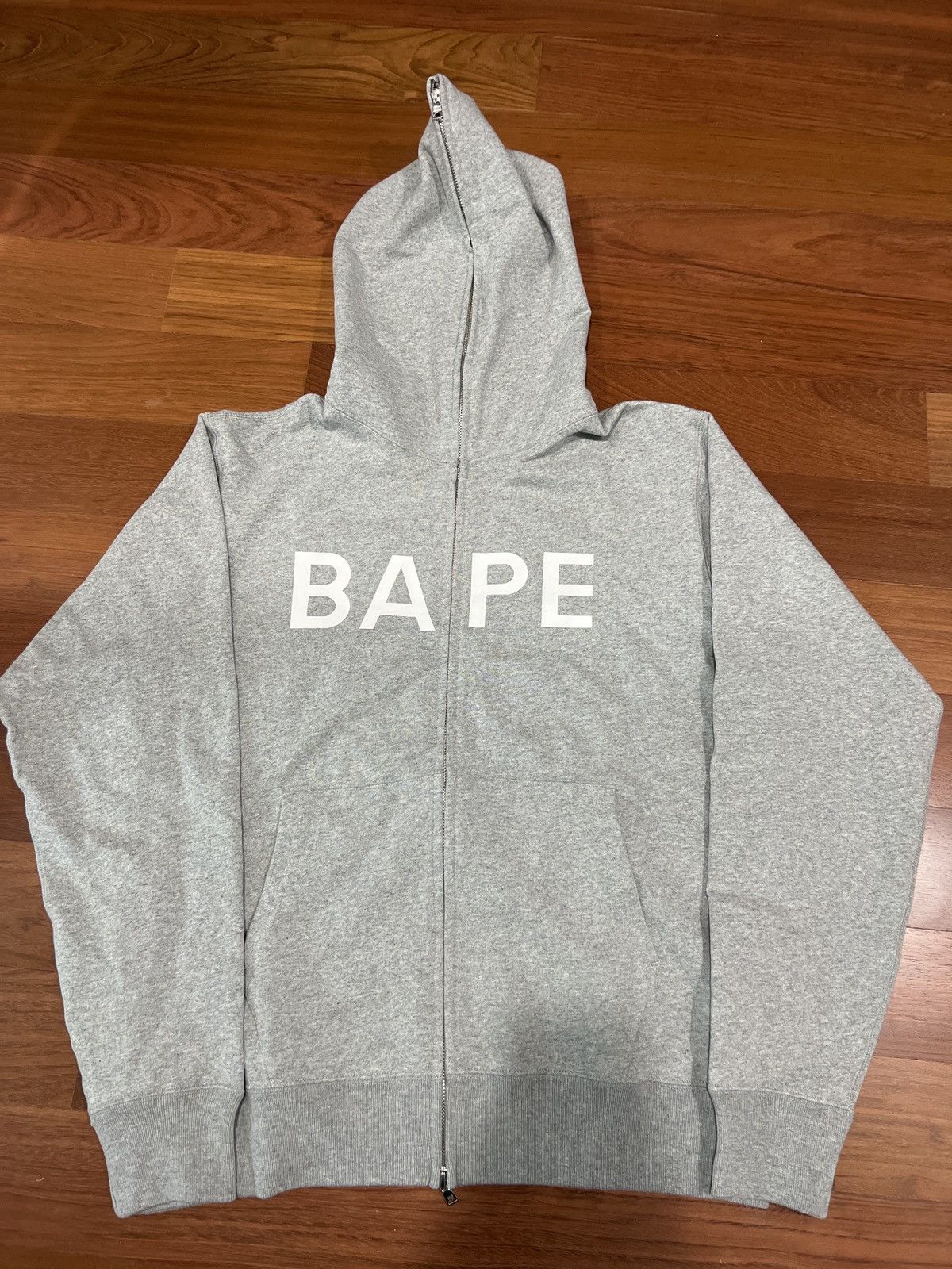 Bape GREY BAPE FULL ZIP HOODIE Size US L / EU 52-54 / 3 - 3 Thumbnail