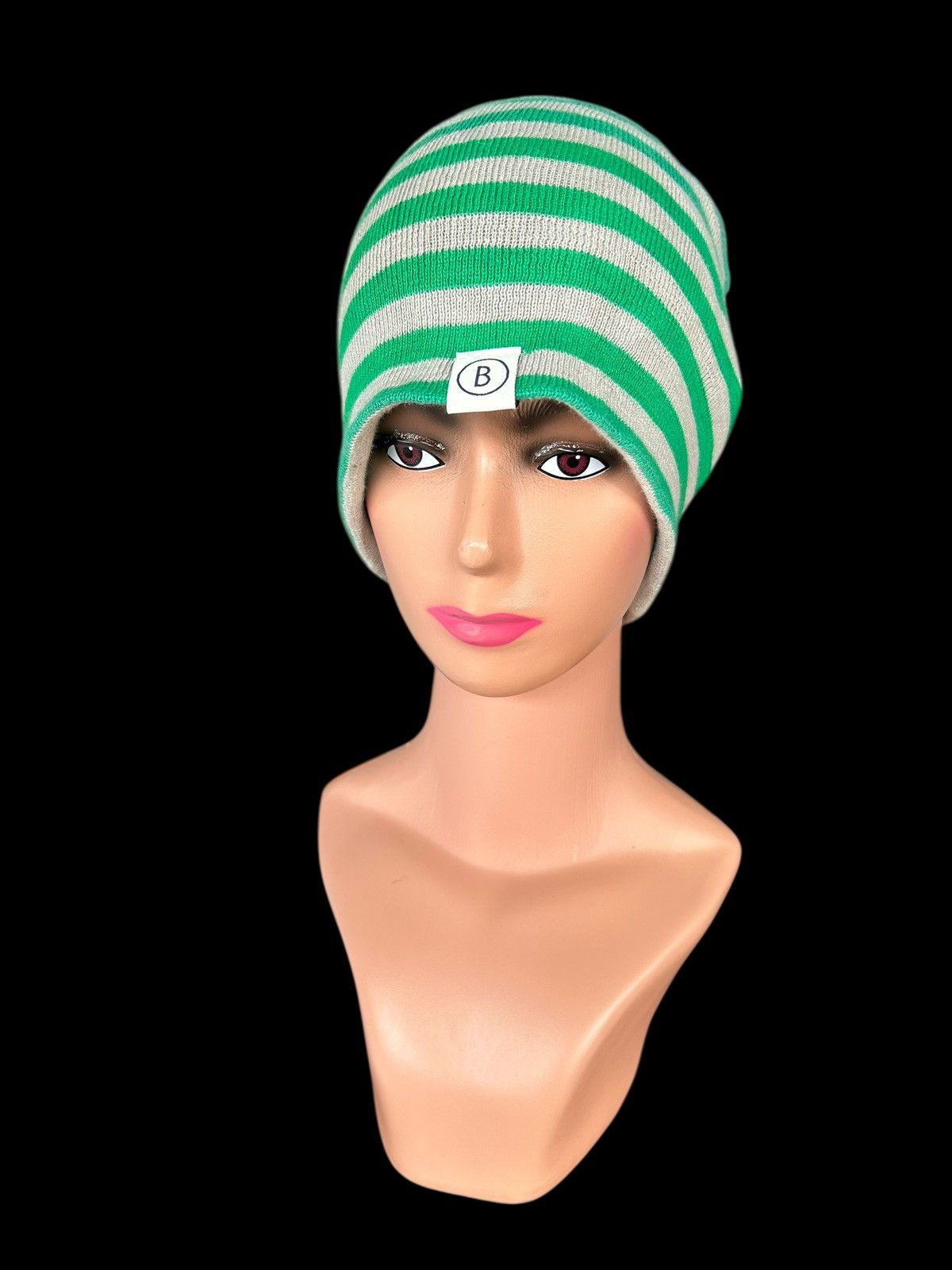 Japanese Brand × Kapital × Vintage Stripe Japanese Style Beanie Hats Faded Size ONE SIZE - 5 Thumbnail