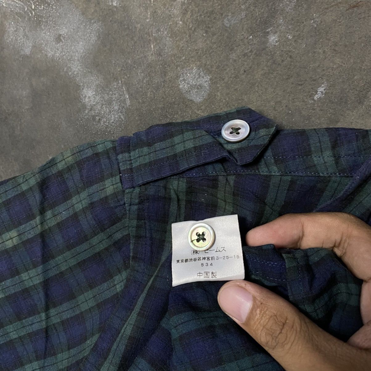 Beams Plus × Japanese Brand beams embossed pocket uniform plaid shirt Size US M / EU 48-50 / 2 - 6 Thumbnail