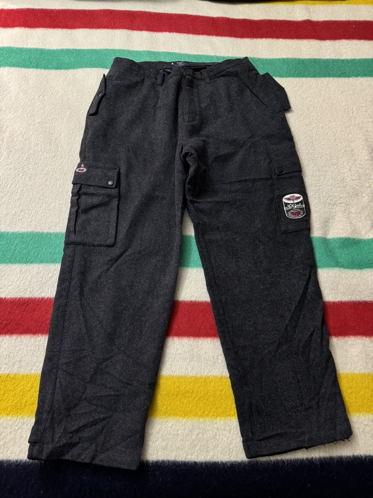 Wu-Tang Clan Vintage 90s Wutang Wu Tang Wu Wear Cargo Pants 38x32 Baggy Size US 38 / EU 54 - 1 Thumbnail