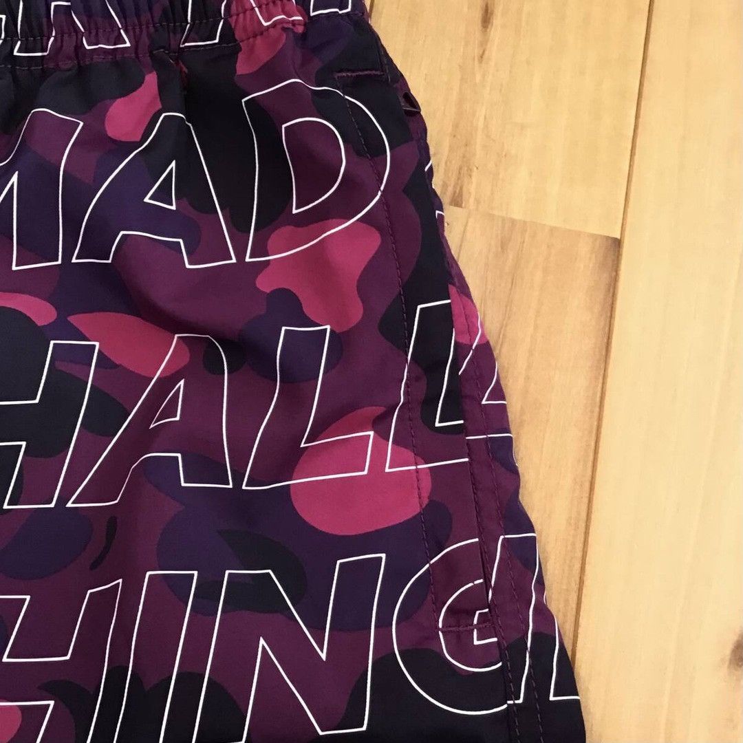 Bape 🔥XXL🔥 BAPE Text color camo Purple Beach shorts ★size 2XL Size US 38 / EU 54 - 3 Thumbnail
