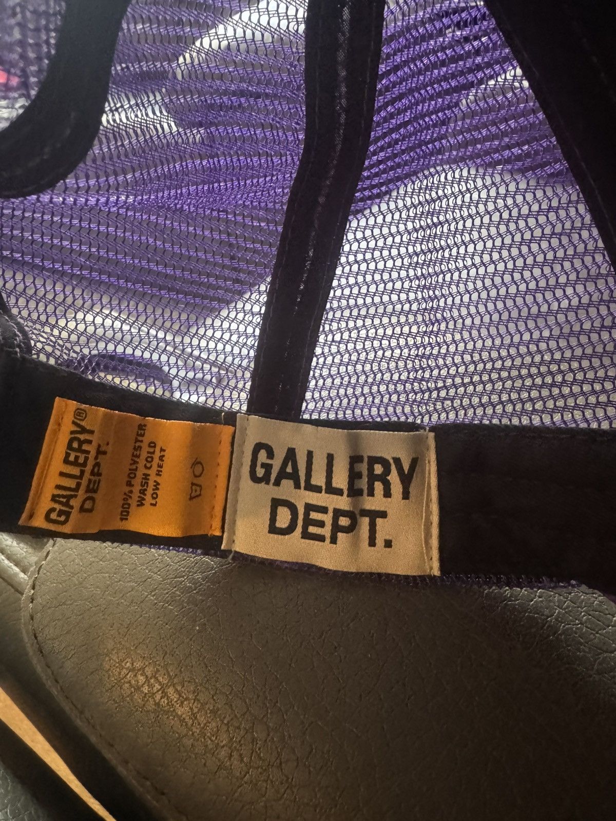 Gallery Dept. Gallery Dept. French Logo Trucker Hat Purple Size ONE SIZE - 7 Thumbnail