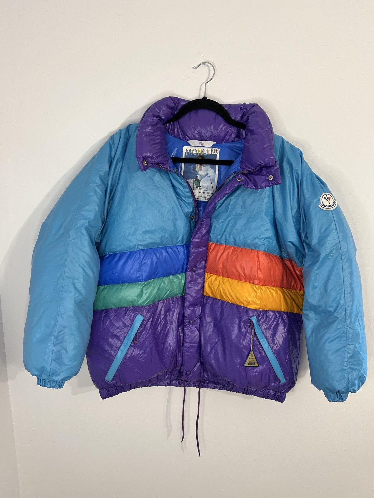Moncler × Vintage Moncler grenoble vintage 1980's rare puffer Size L / US 10 / IT 46 - 6 Thumbnail