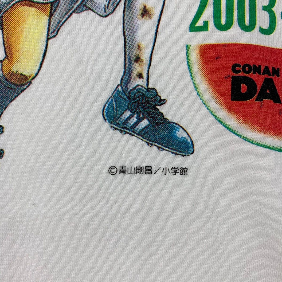 Anime Vintage DETECTIVE CONAN suika nagaimo marathon printed tee Size US S / EU 44-46 / 1 - 9 Thumbnail