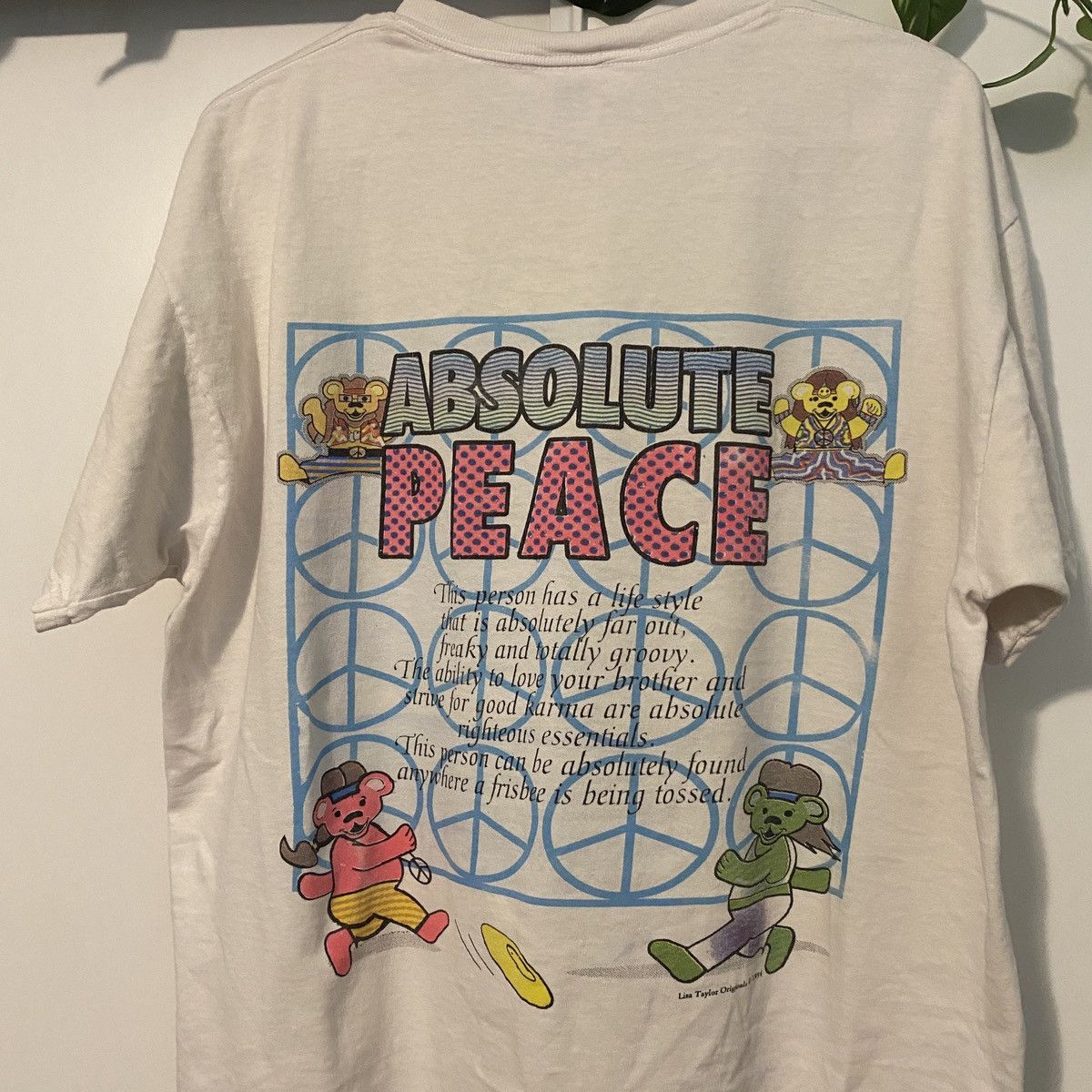 Band Tees Vintage 1994 Grateful Dead Absolute Peace Band Tee Size US L / EU 52-54 / 3 - 2 Thumbnail