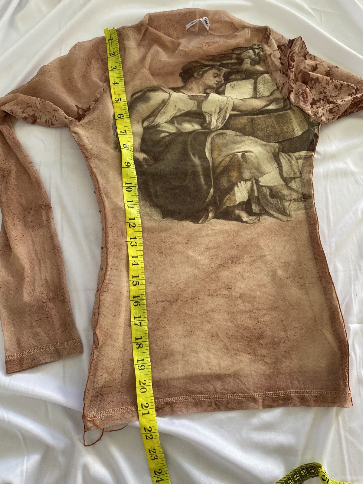 GOSTAR DE FUGA × If Six Was Nine × Le Grande Bleu (L.G.B.) tattoo mesh tops roma italy jpg style Size XS / US 0-2 / IT 36-38 - 8 Thumbnail