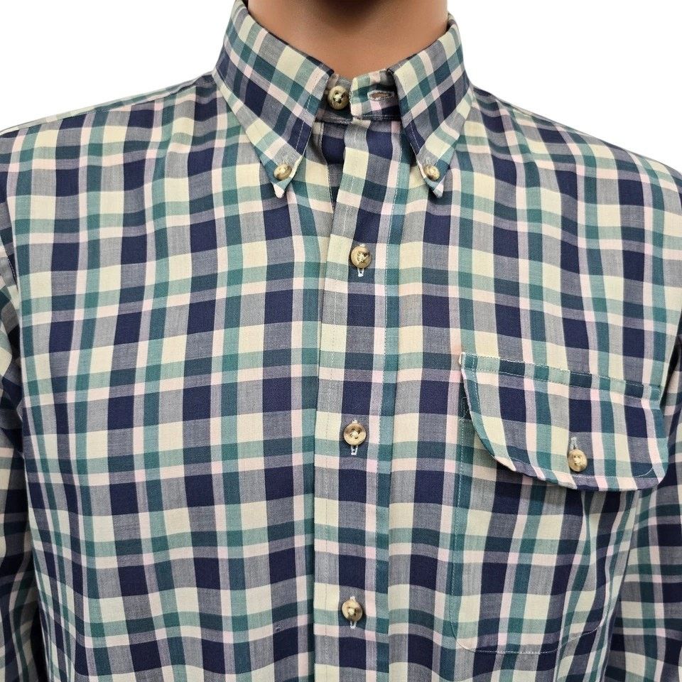 Gant × Vintage GANT Fox Hunt Plaid Shirt Men L Buttoned Pocket Button Down Size US L / EU 52-54 / 3 - 4 Thumbnail