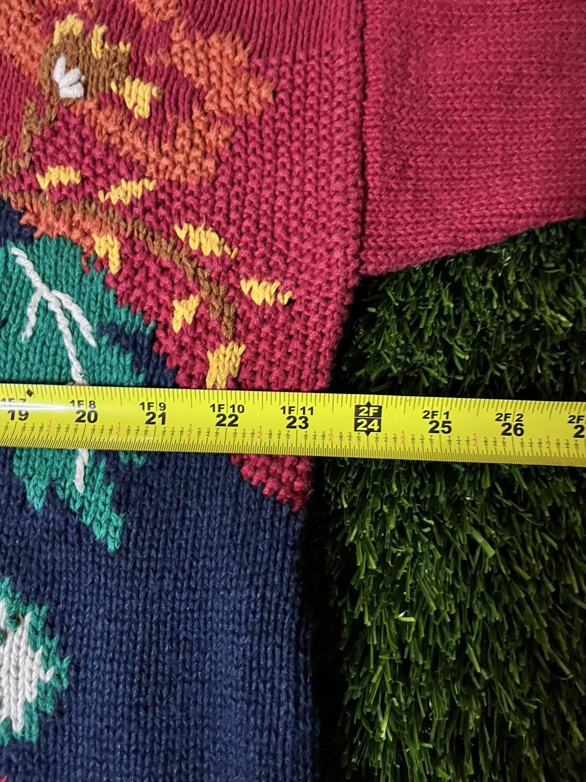 Vintage Vintage hand knitted sweater Size US L / EU 52-54 / 3 - 5 Thumbnail