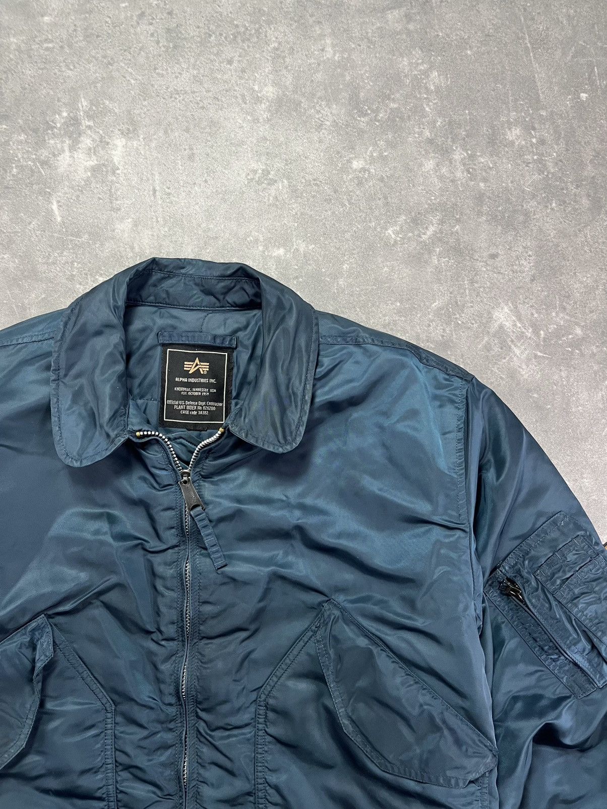 Alpha Industries Alpha Industries CWU-45 00s Vintage Boxy Bomber Jacket XL Size US XL / EU 56 / 4 - 4 Thumbnail