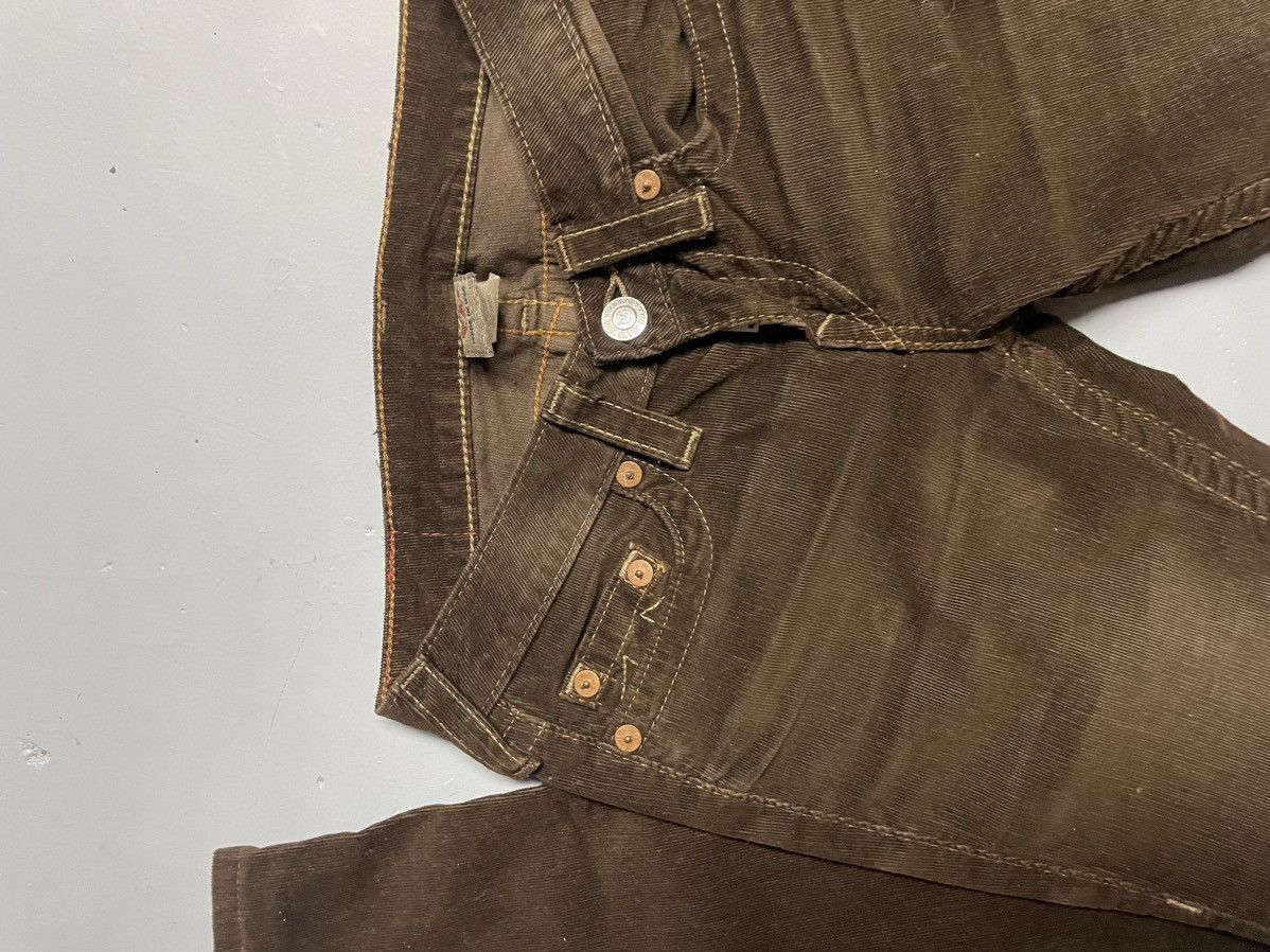 True Religion brown cord. low rise true religion pants Size 27" / US 4 / IT 40 - 3 Thumbnail