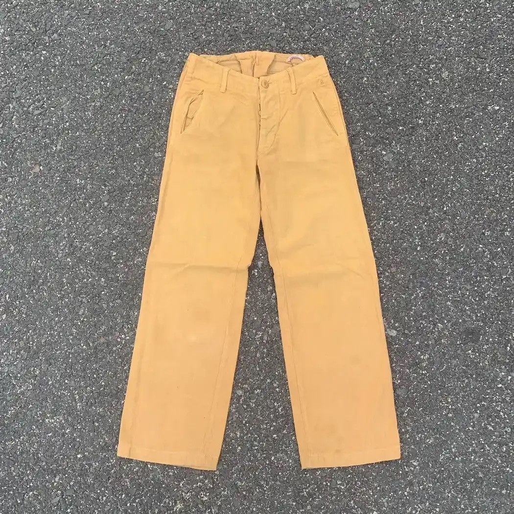 45rpm VINTAGE 45RPM JAPAN TROUSER DUCKCANVAS FADED VERY RARE PANTS Size US 26 / EU 42 - 1 Thumbnail