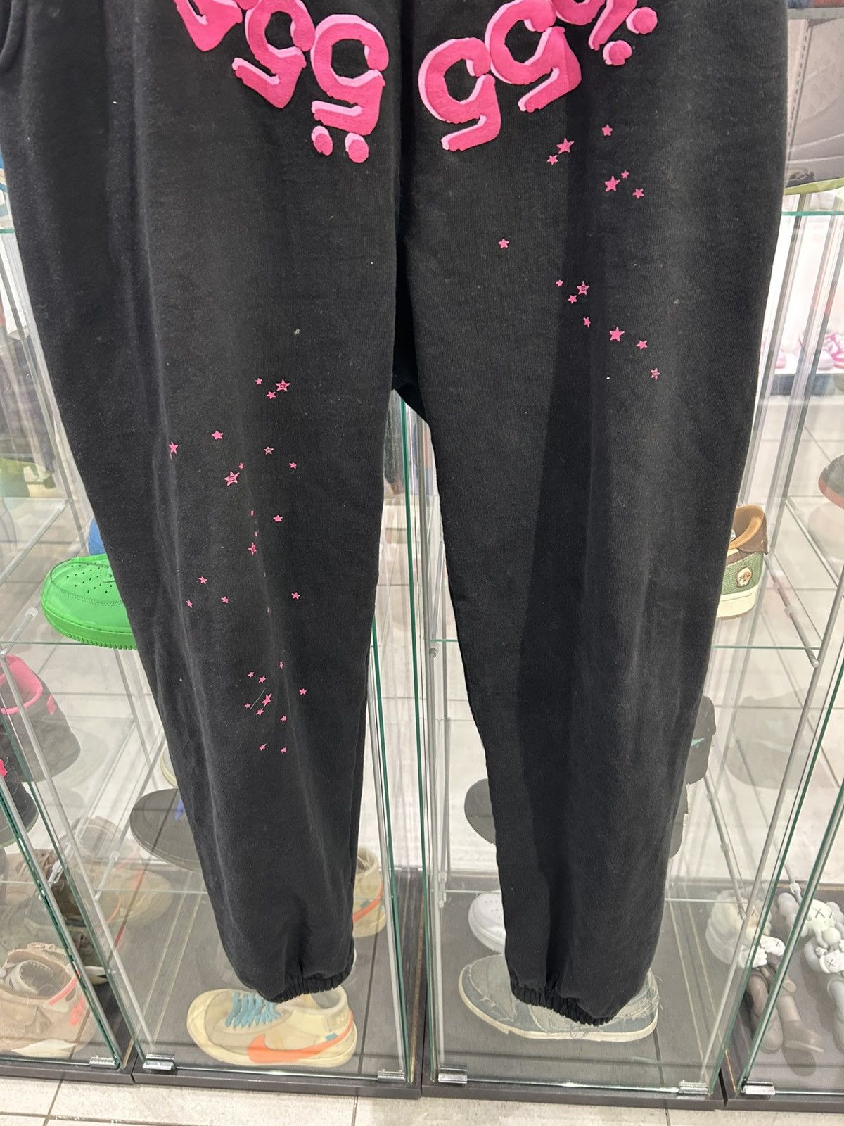 Sp5der Sp5der angel number hoodie black/pink Size US 34 / EU 50 - 3 Thumbnail