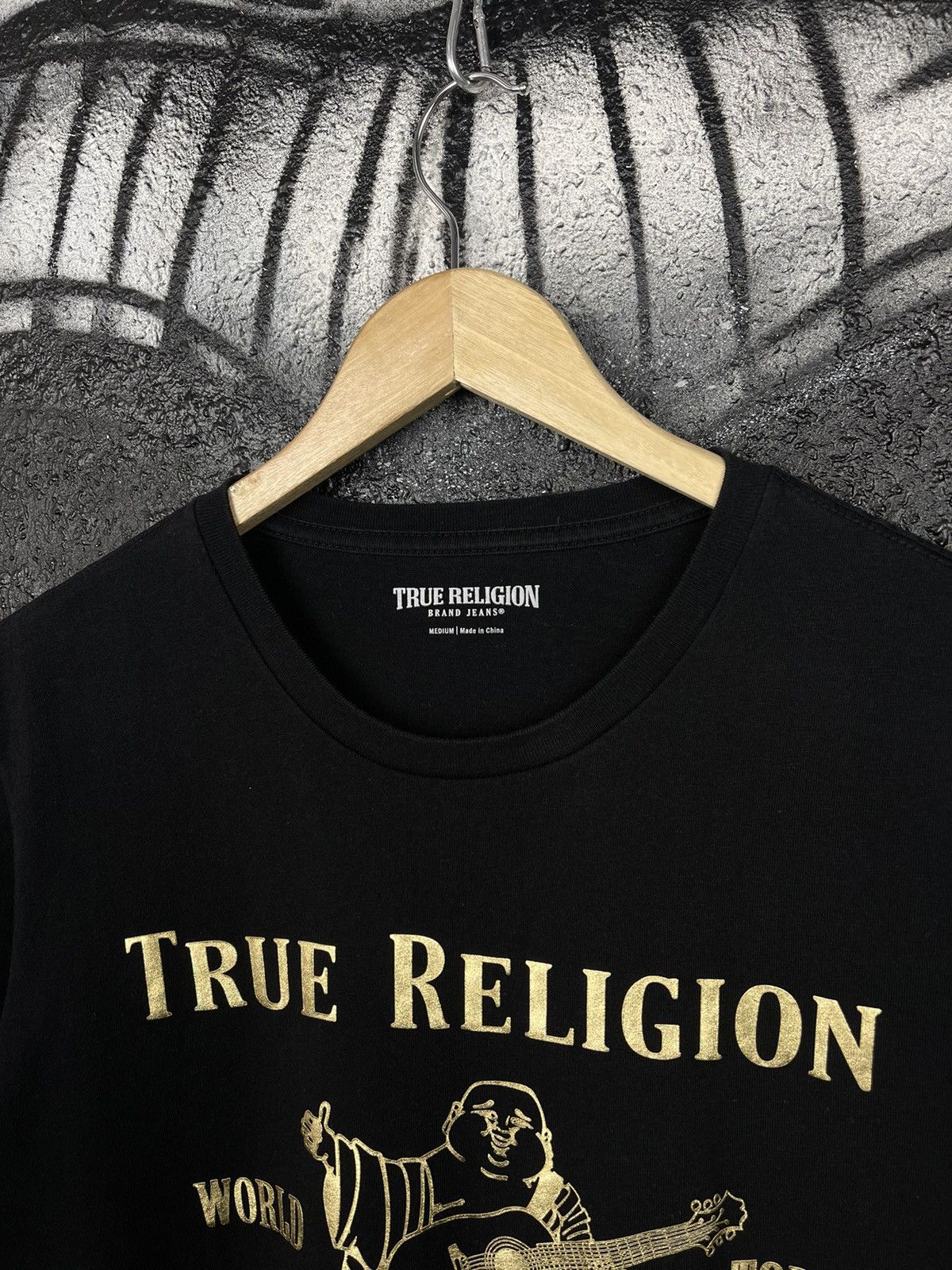 True Religion True Religion Metallic Buddha Short Sleeve T-Shirt Women’s M Size M / US 6-8 / IT 42-44 - 5 Thumbnail