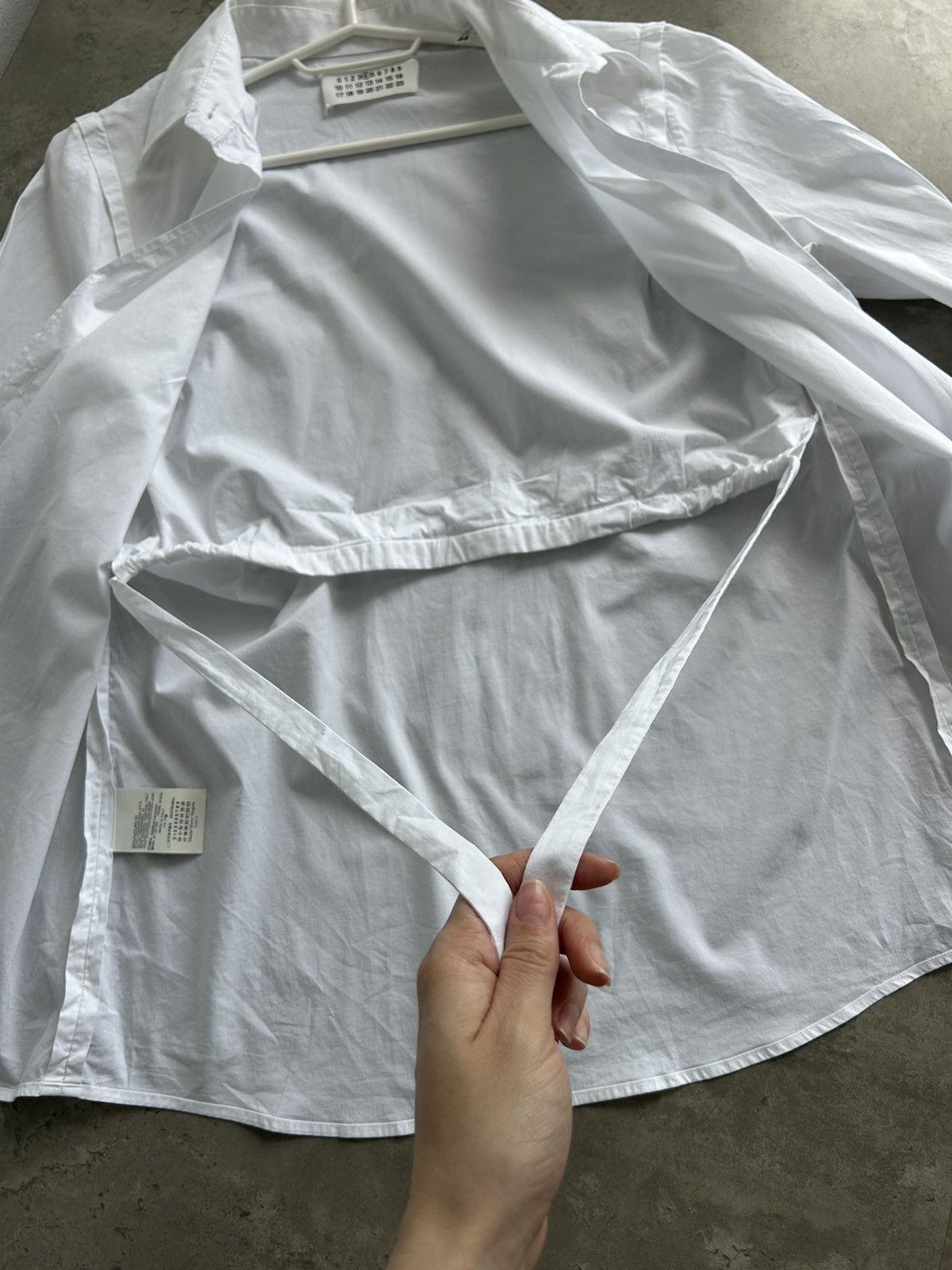 Maison Margiela Maisonmargiela women’s white button down top shirt Size L / US 10 / IT 46 - 10 Thumbnail