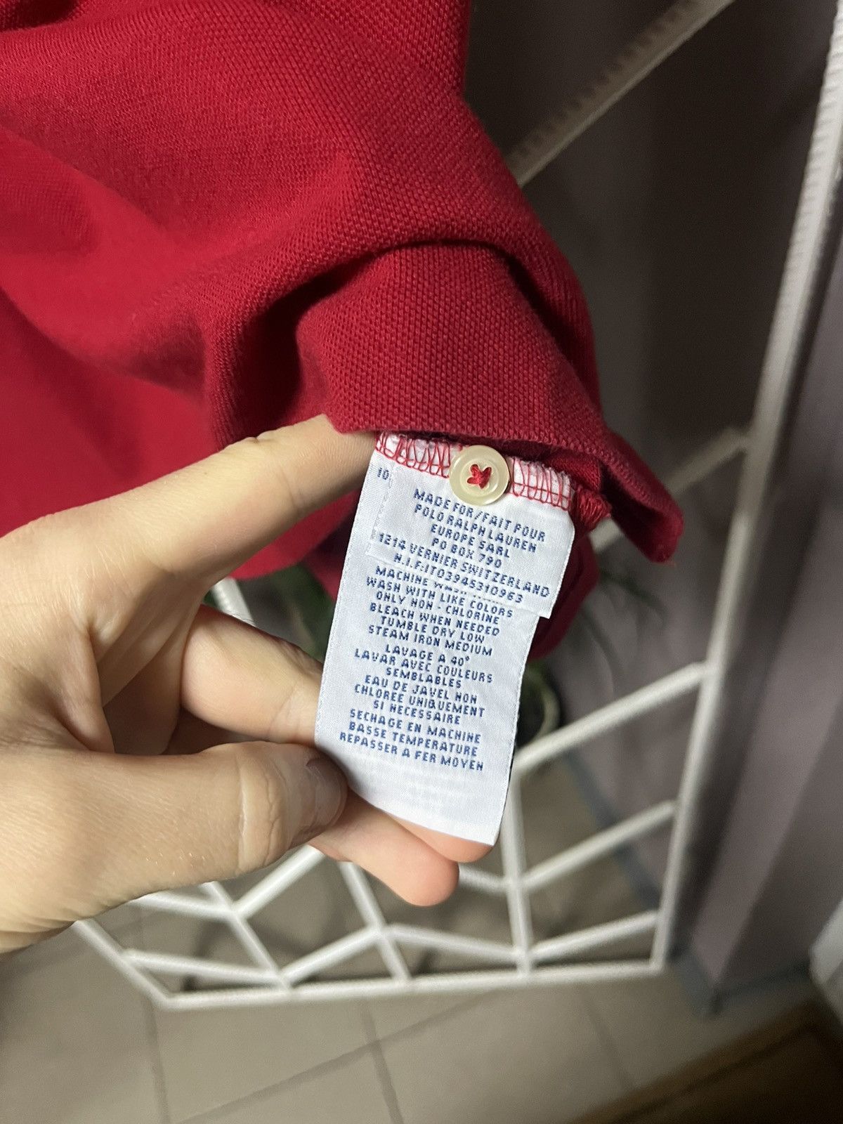 Polo Ralph Lauren Vintage Polo Ralph Lauren Red Big Logo Polo Size US L / EU 52-54 / 3 - 5 Thumbnail