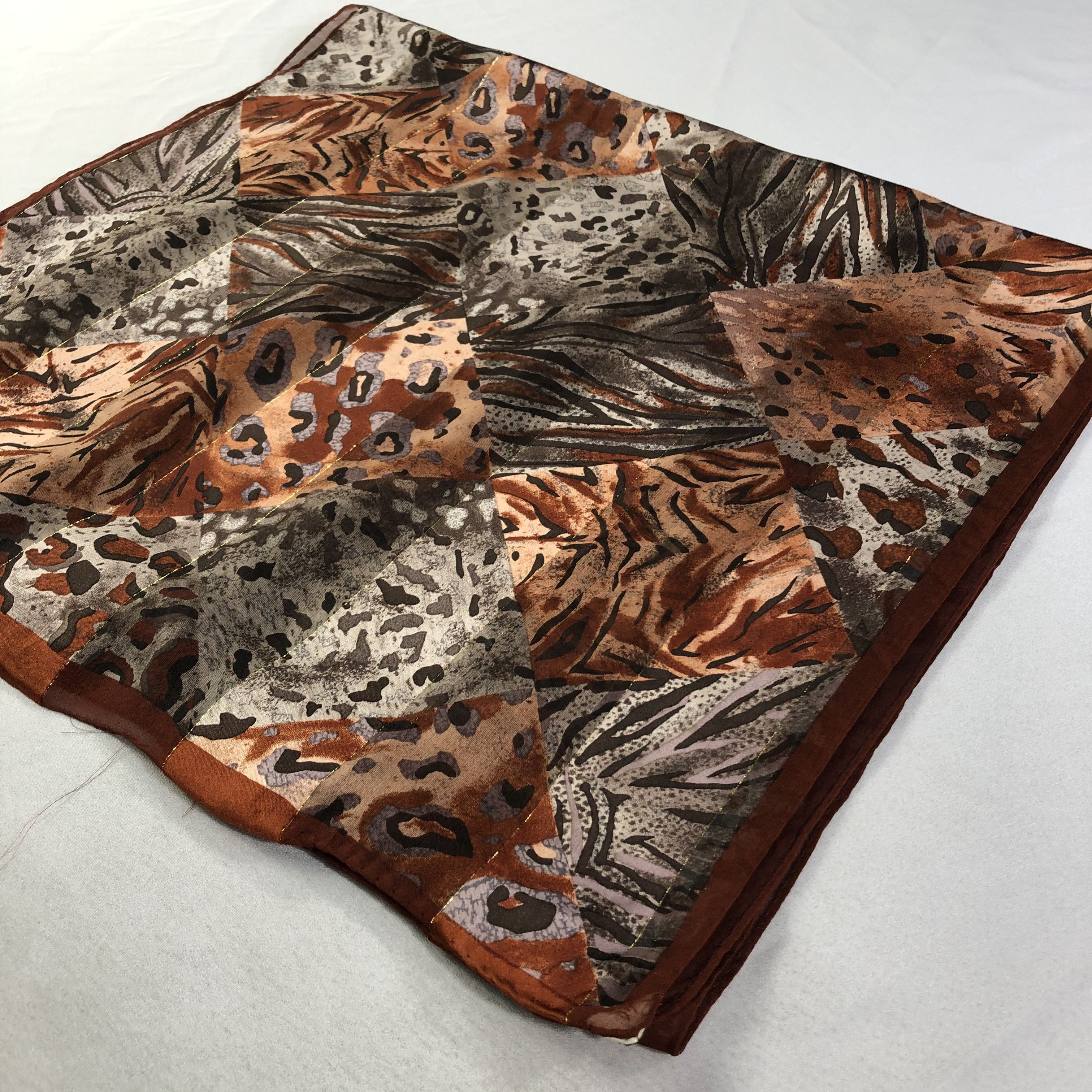 Vintage Vintage Silk Scarf Size ONE SIZE - 5 Thumbnail