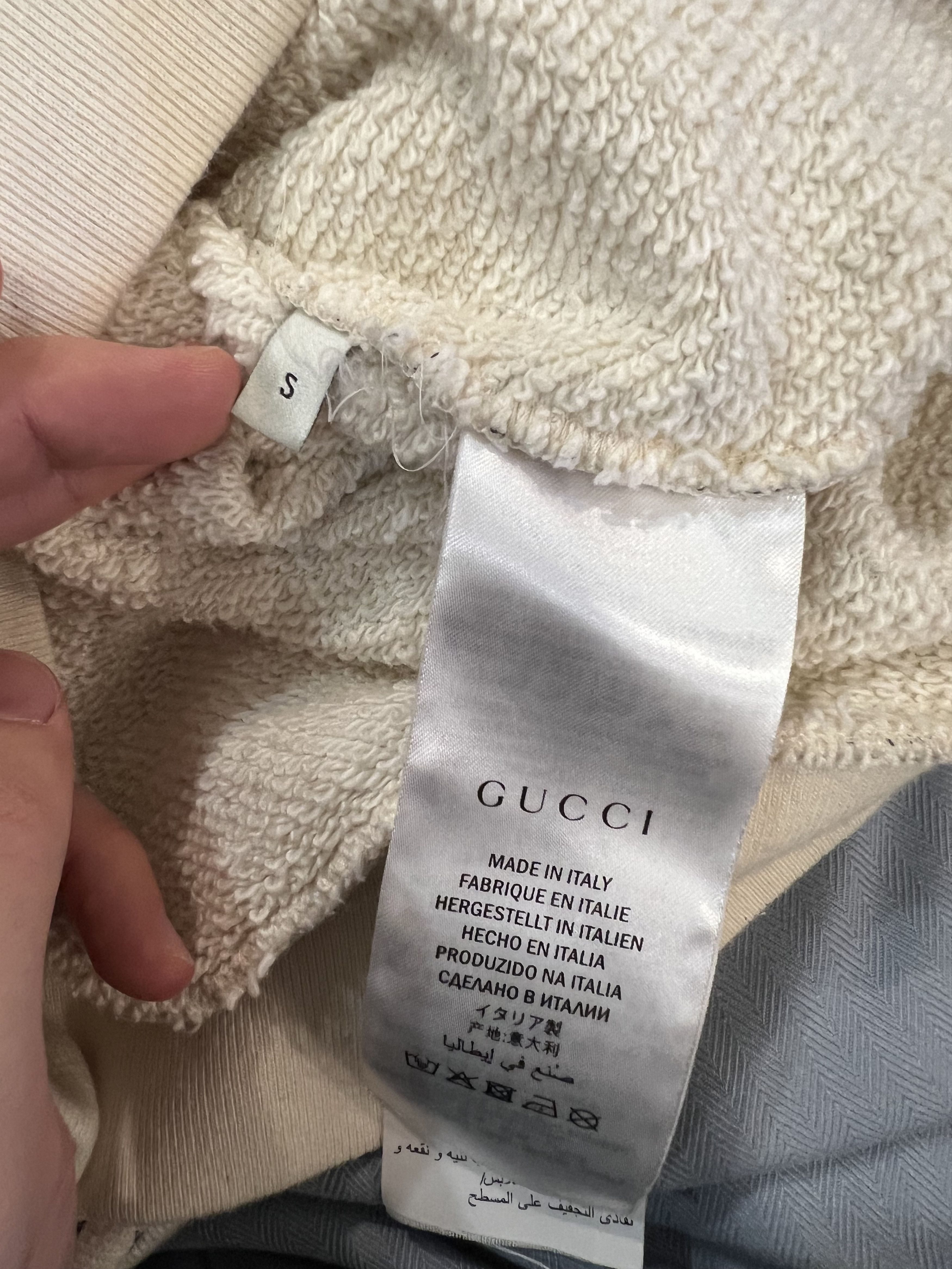 Gucci Stamp Cotton Sweatshirt Size US S / EU 44-46 / 1 - 4 Thumbnail