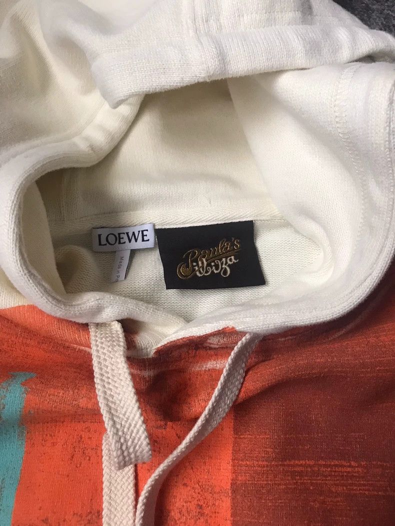 Loewe LOEWE Palm print hoodie Size L / US 10 / IT 46 - 4 Thumbnail