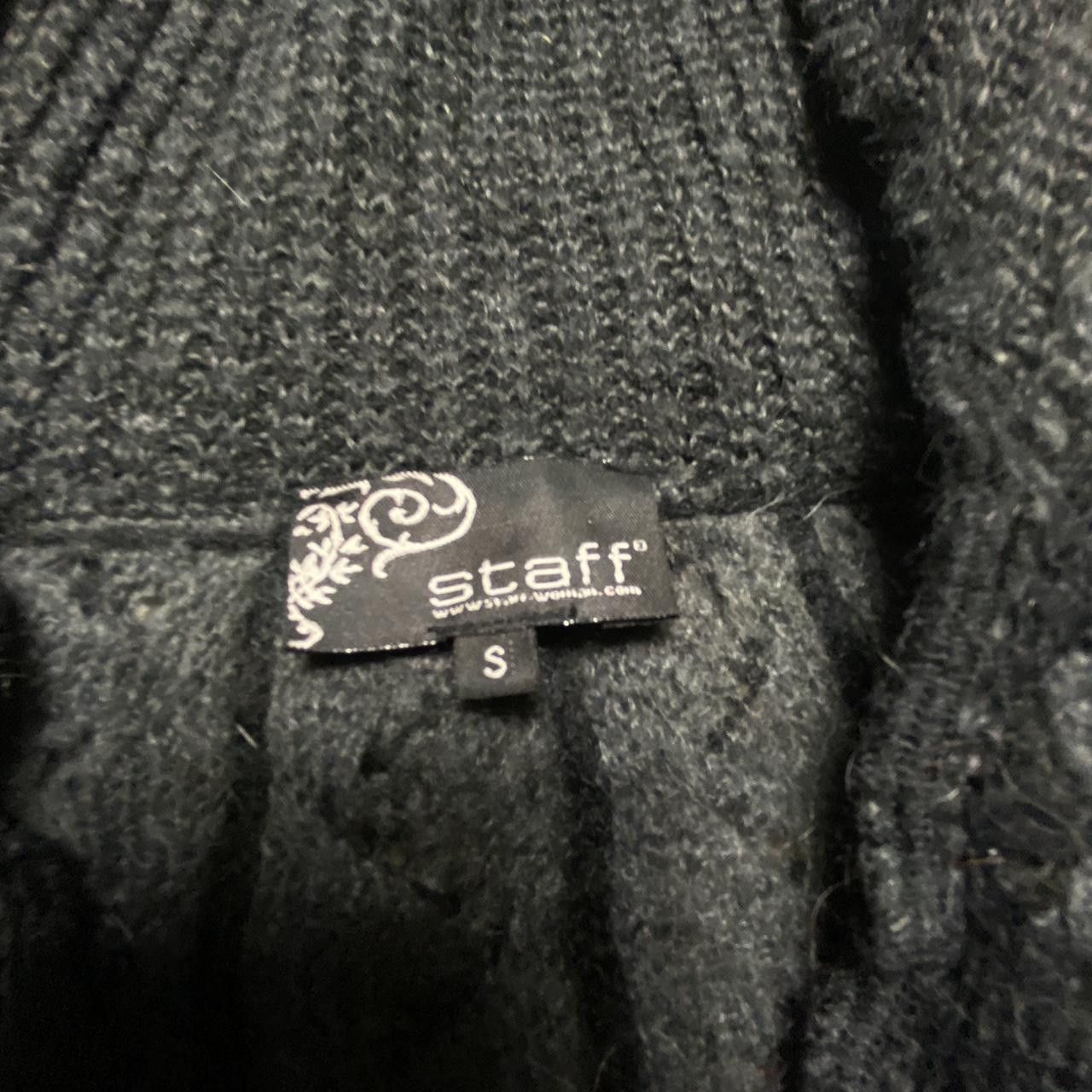 Japanese Brand Avant Garde Hand-Knit Hooded Cardigan Grey S Size S / US 4 / IT 40 - 5 Thumbnail