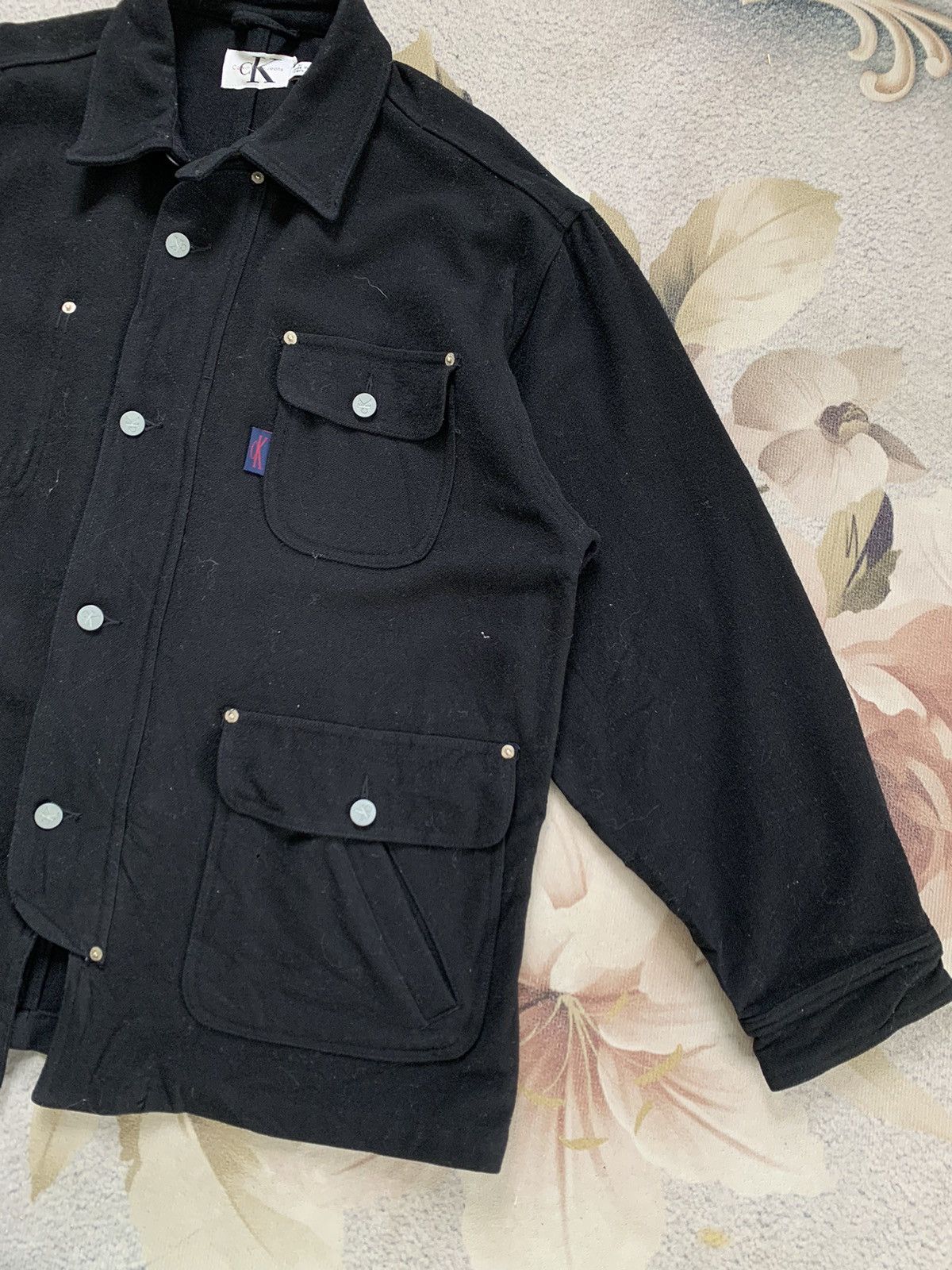 Calvin Klein CK Calvin Klein Jeans Wool & Viscose Jacket Size US L / EU 52-54 / 3 - 4 Thumbnail
