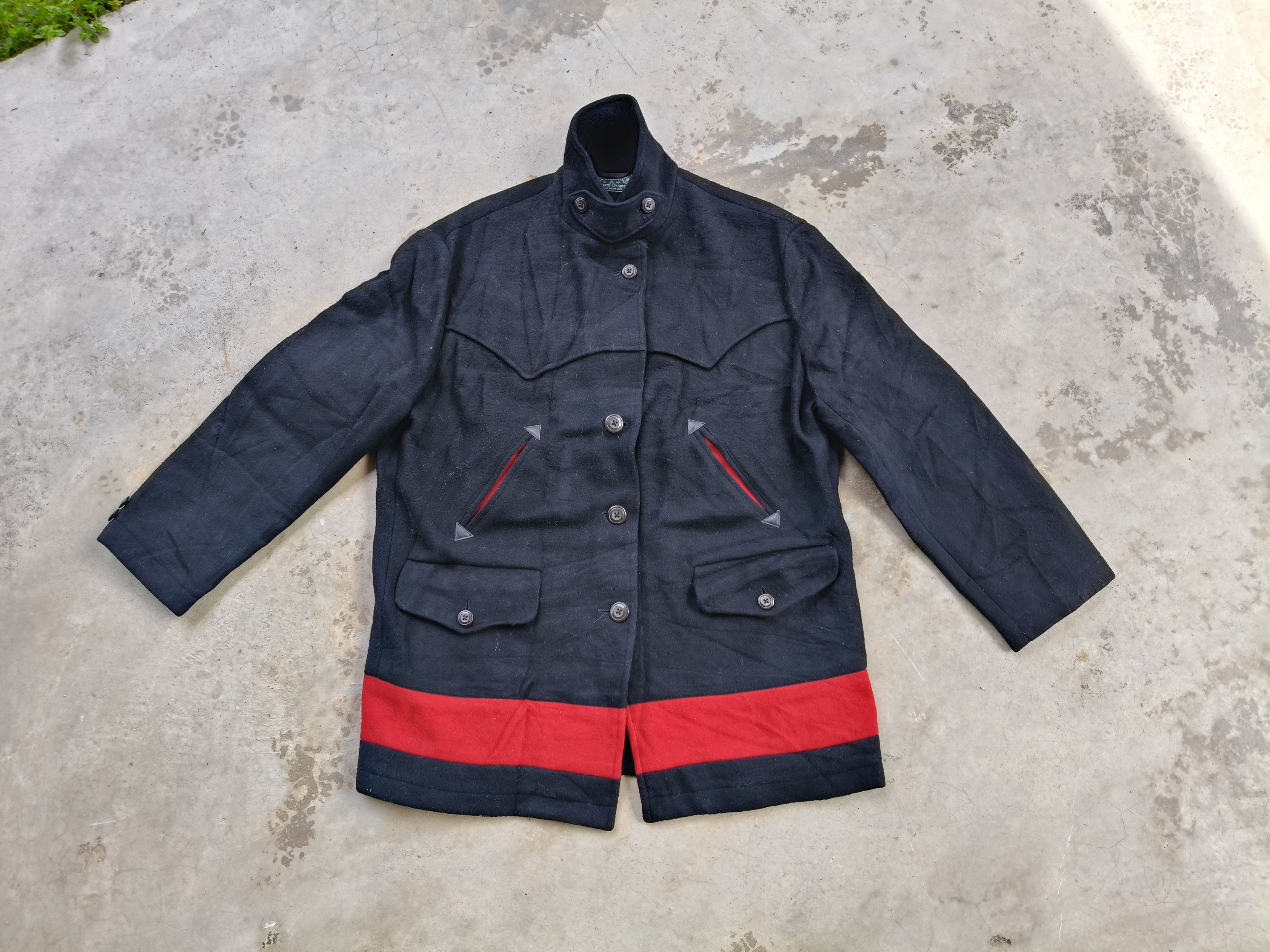Ralph Lauren Vintage RALPH LAUREN COUNTY Red Line Wool Jacket Size US M / EU 48-50 / 2 - 4 Thumbnail