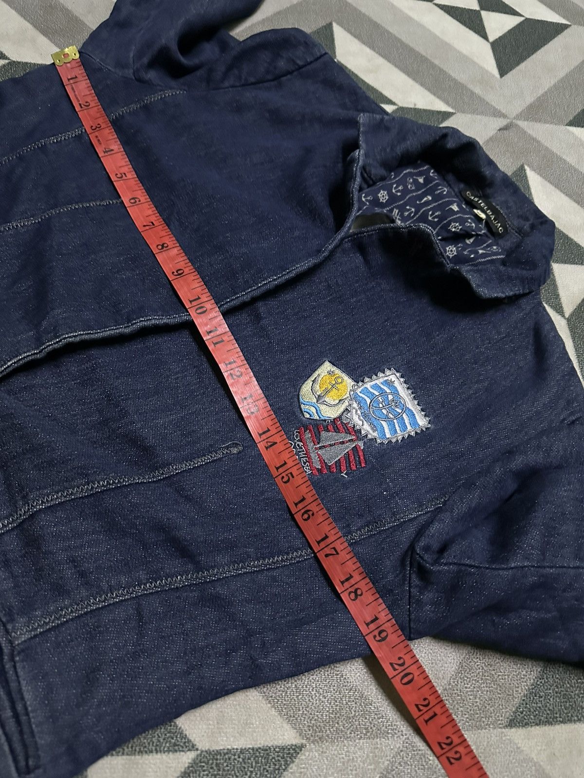 Jean Charles De Castelbajac Catelbajac denim croped jacket Size L / US 10 / IT 46 - 10 Thumbnail