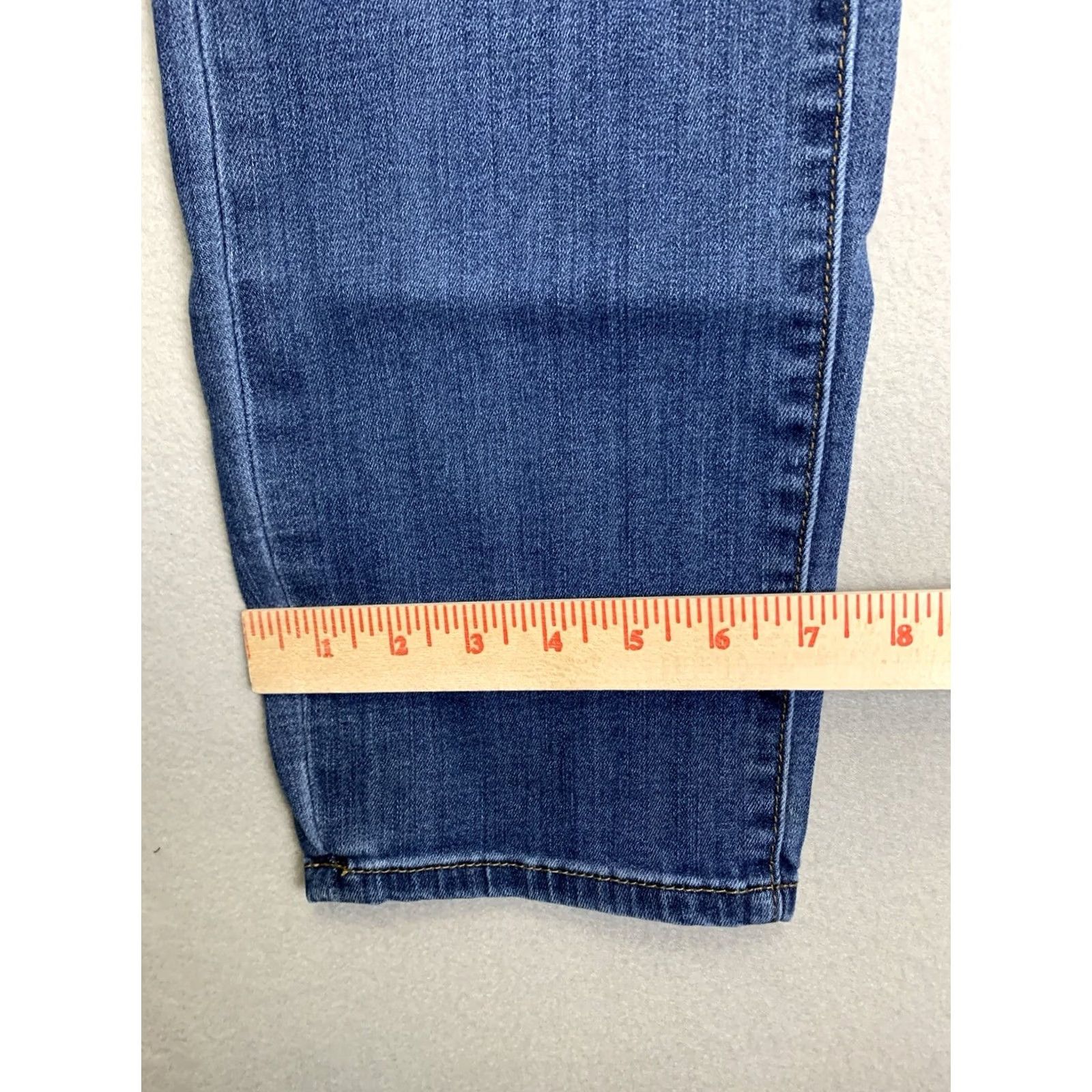 Vintage Judy Blue Jeans Womans 32 Blue Straight Fit Y2K Stretch Preppy Cowgirl JB82356DK Size 24" / US 00 / IT 34 - 6 Thumbnail