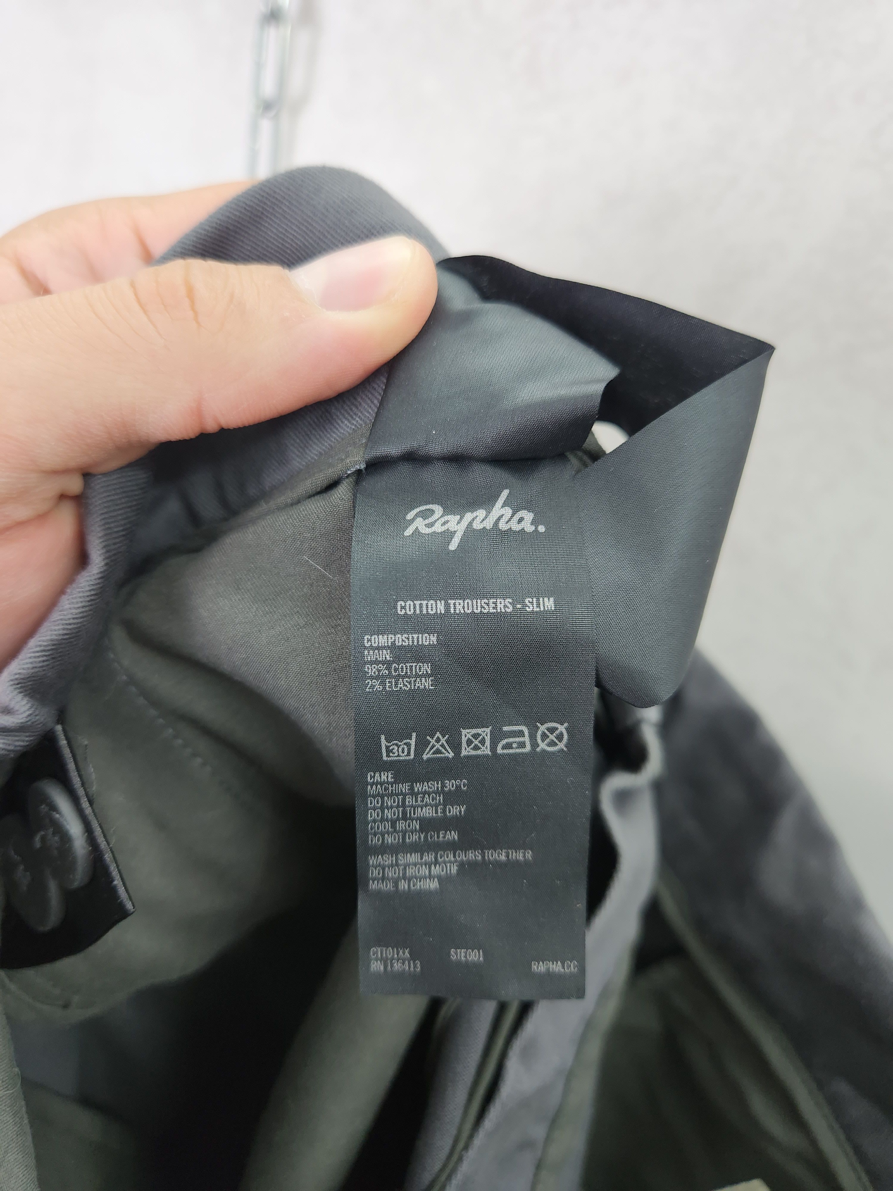 Rapha Rapha cotton trousers slim gray pants size W32 L34 Size US 32 / EU 48 - 13 Thumbnail