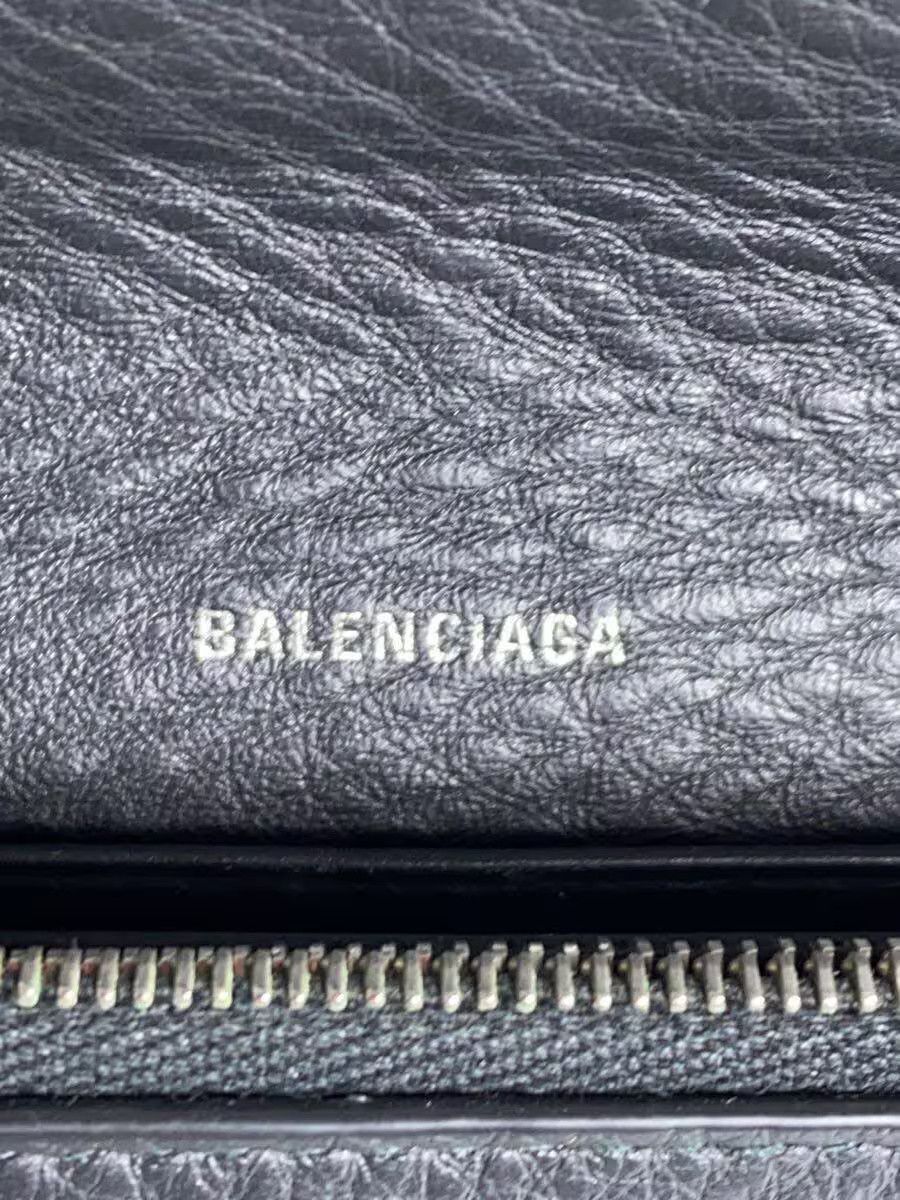 Balenciaga Balenciaga Leather Long Wallet Black Size ONE SIZE - 3 Thumbnail