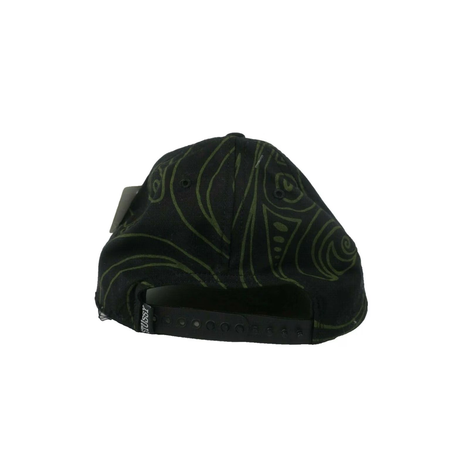 Vintage VINTAGE Stussy Hat USA Printed Snapback Cap Regular Black Men Adjustable Size Hats 90s Surf Streetwear Size ONE SIZE - 3 Thumbnail