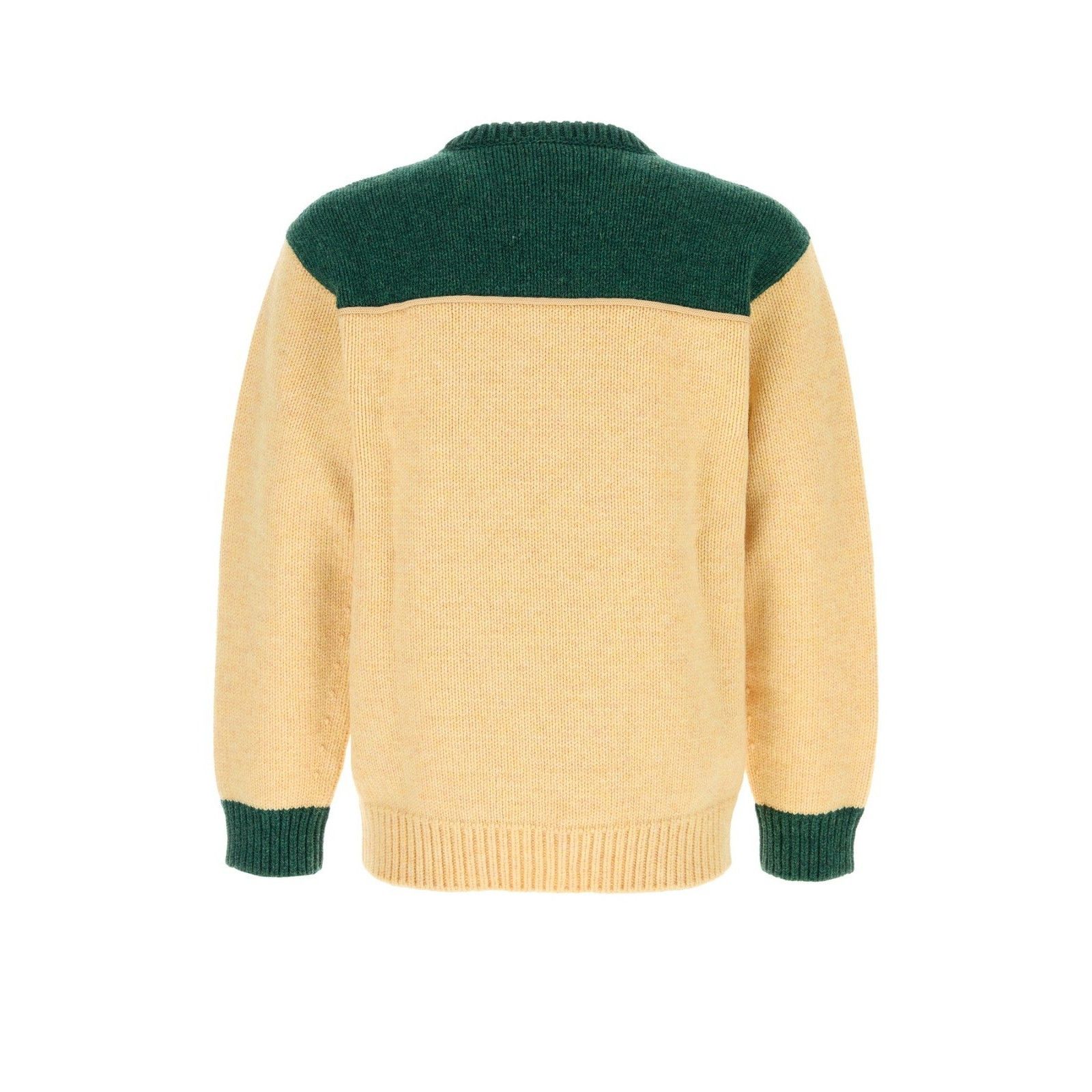 Prada PRADA Two-tone Wool Sweater New & Authentic (Men's size:50;) Size US M / EU 48-50 / 2 - 2 Thumbnail