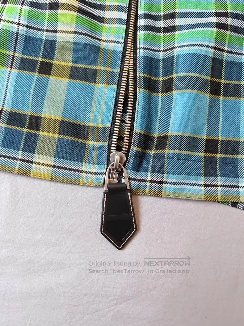 Hermes Hermes Plaid Tech Fabric Loose Fit Showpiece Windbreaker J Size US S / EU 44-46 / 1 - 6 Thumbnail