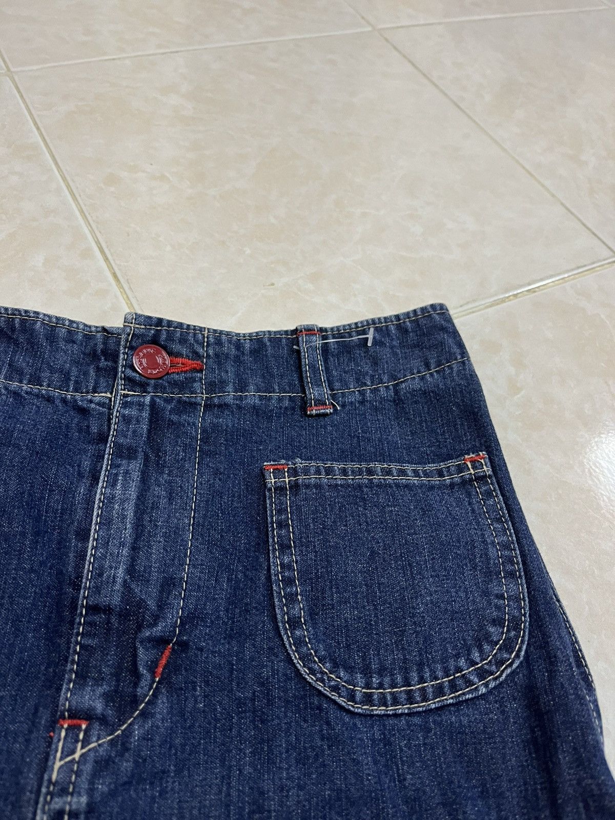 Hysteric Glamour Super Rare Vintage Hysteric Glamour Maxi Jeans Skirt Size 28" / US 6 / IT 42 - 4 Thumbnail