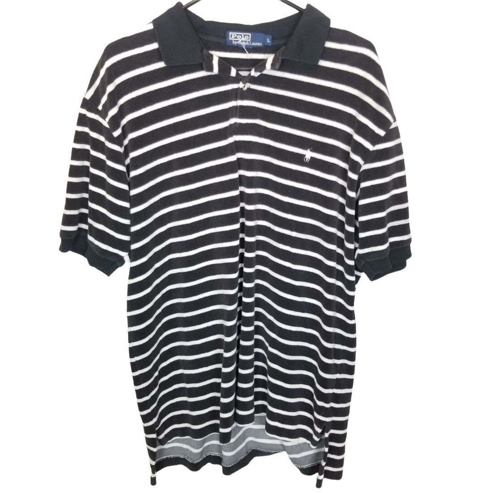 Polo Ralph Lauren Polo Ralph Lauren Mens Striped Polo Shirt L Stretch Classic Size US L / EU 52-54 / 3 - 1 Thumbnail