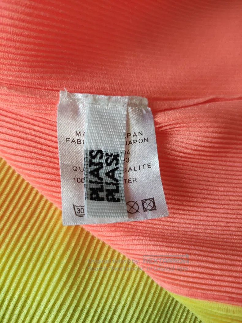 Issey Miyake Issey Miyake Color Block Short Sleeve Size L / US 10 / IT 46 - 3 Thumbnail