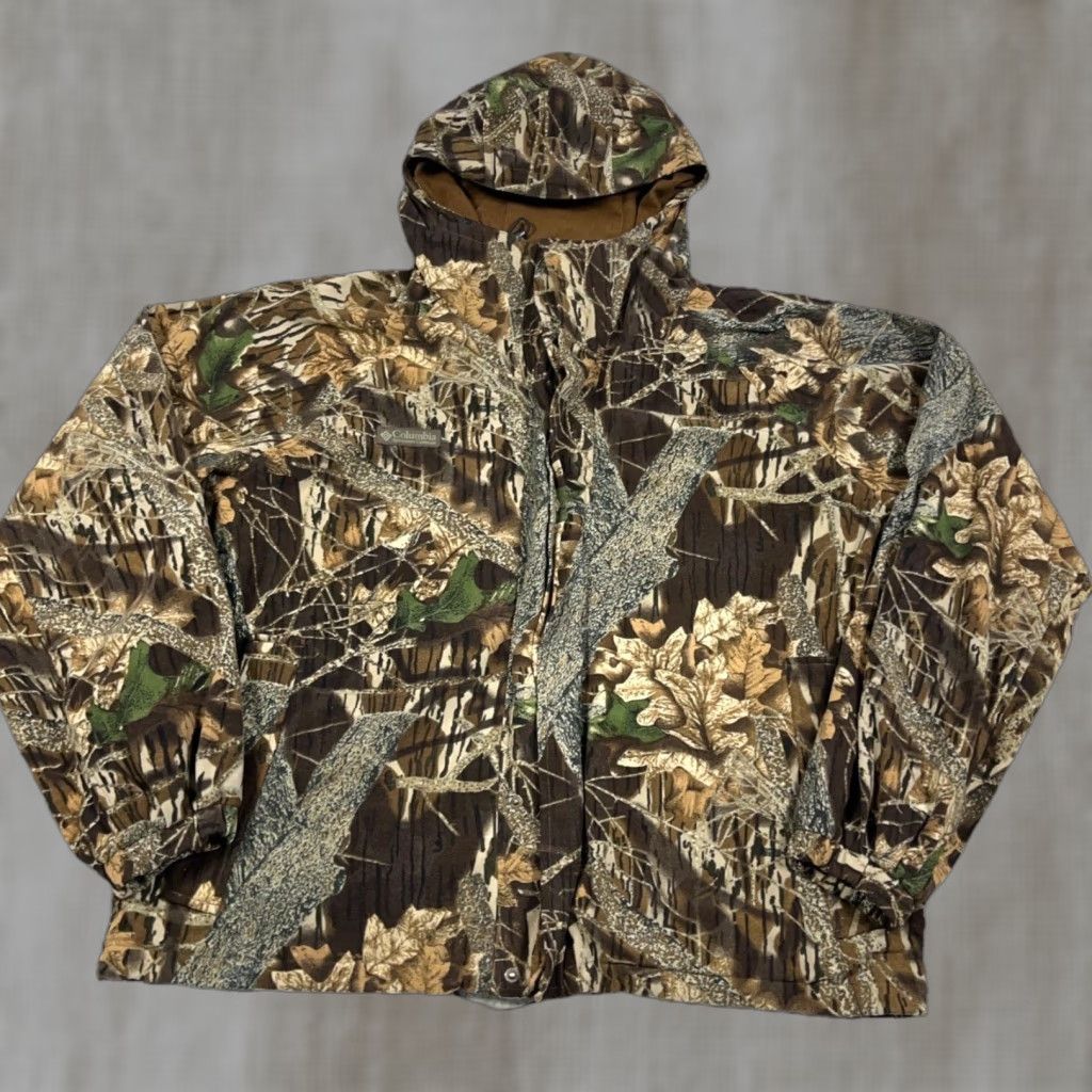 Vintage VINTAGE Columbia Camouflage Jacket Men 2XL Hooded Packable Outdoor Hunting Brown Camo Jacket Mens Size 2XL Size US XXL / EU 58 / 5 - 1 Thumbnail