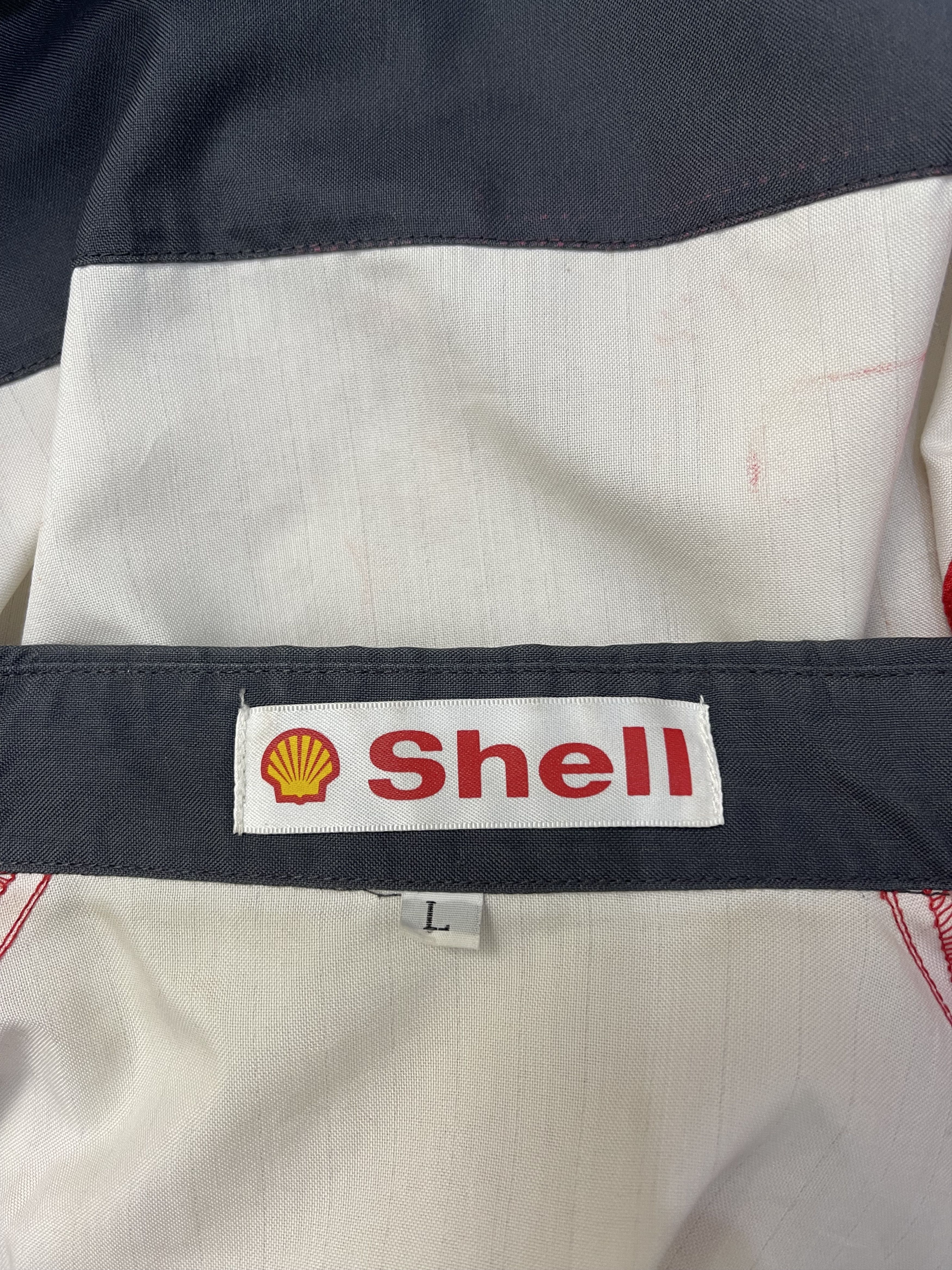 Japanese Brand Vintage Shell Uniform Worker Button Shirt Size US L / EU 52-54 / 3 - 8 Thumbnail